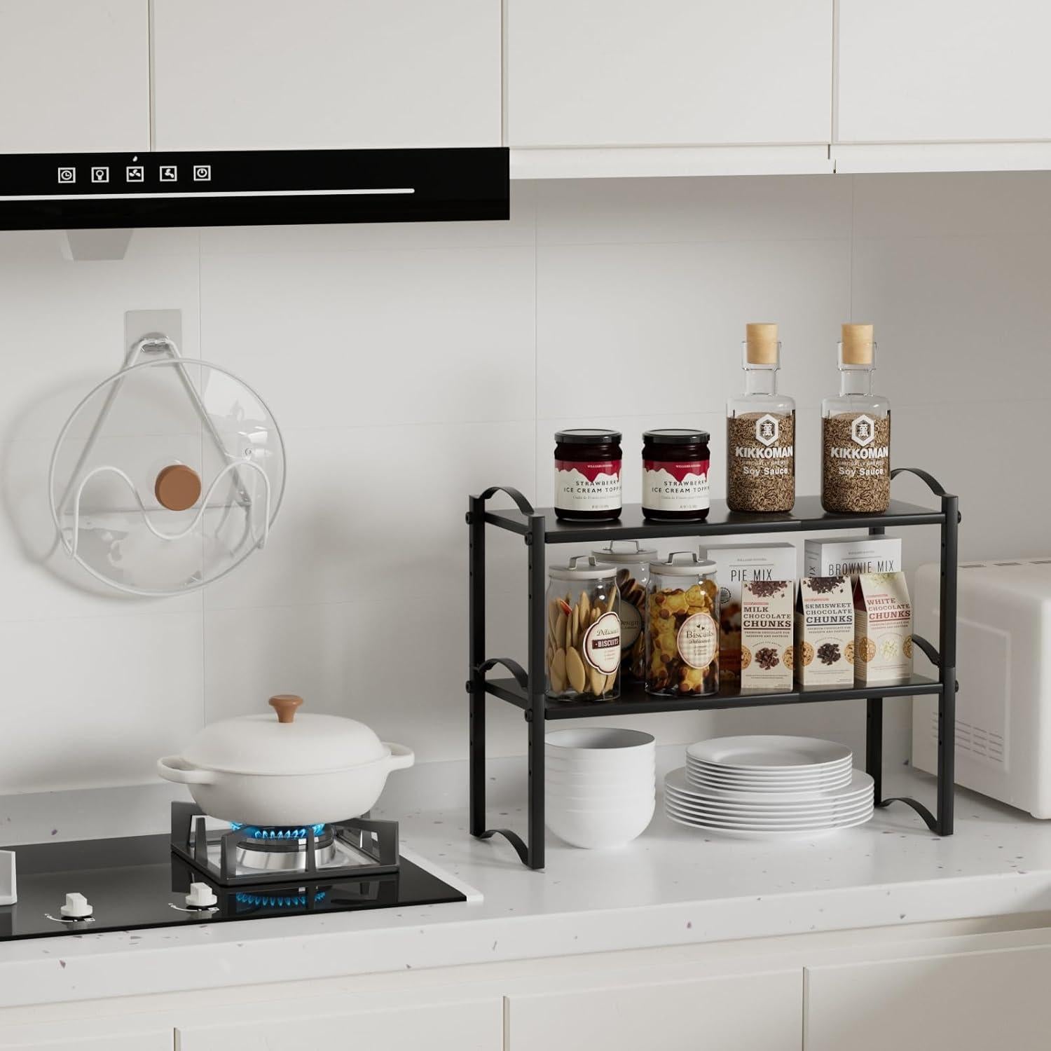 Estantes Organizadores Expandibles Lazywoodpecker - 2 Piezas