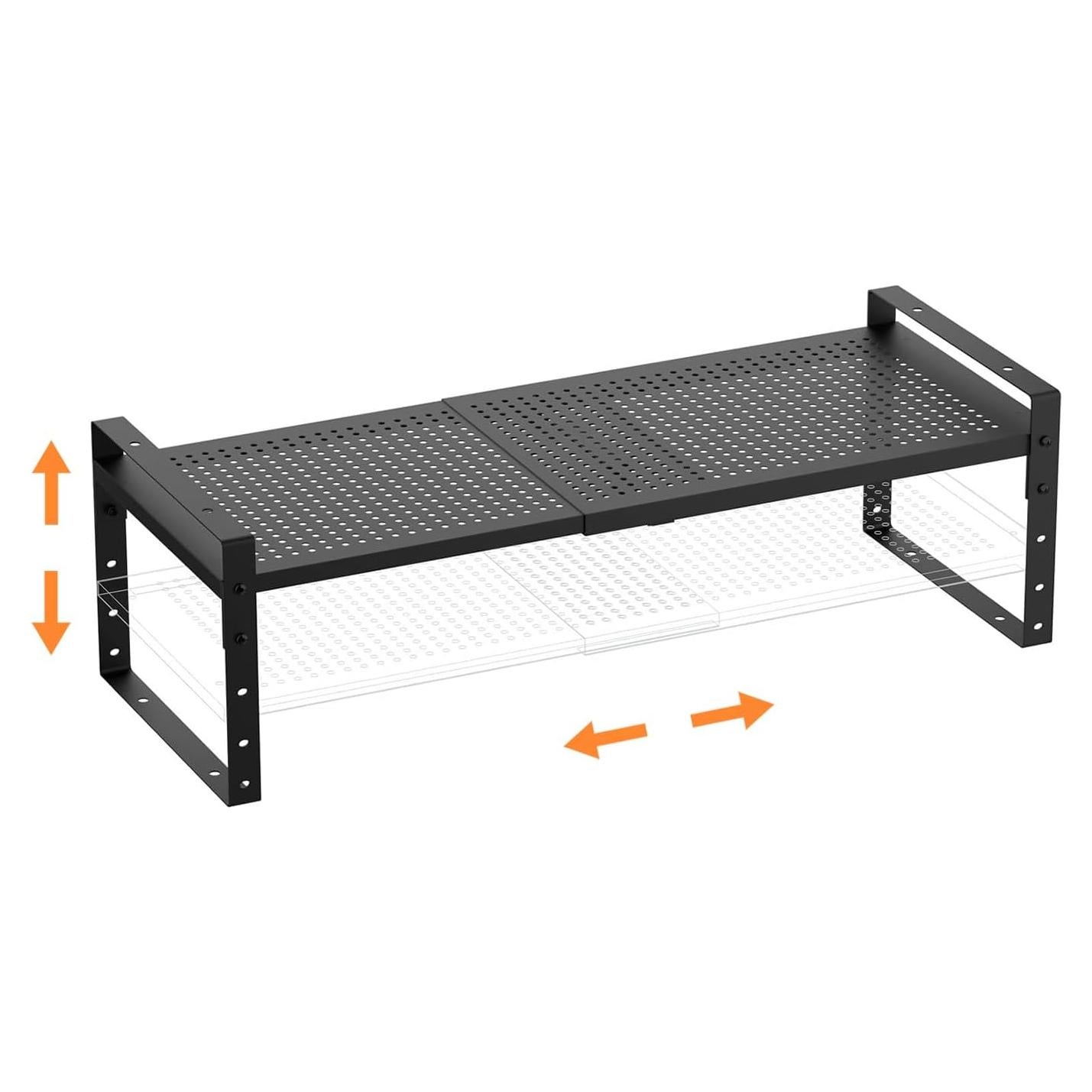 Estante de Zapatos Ipotive Expandible y Apilable Negro Grande