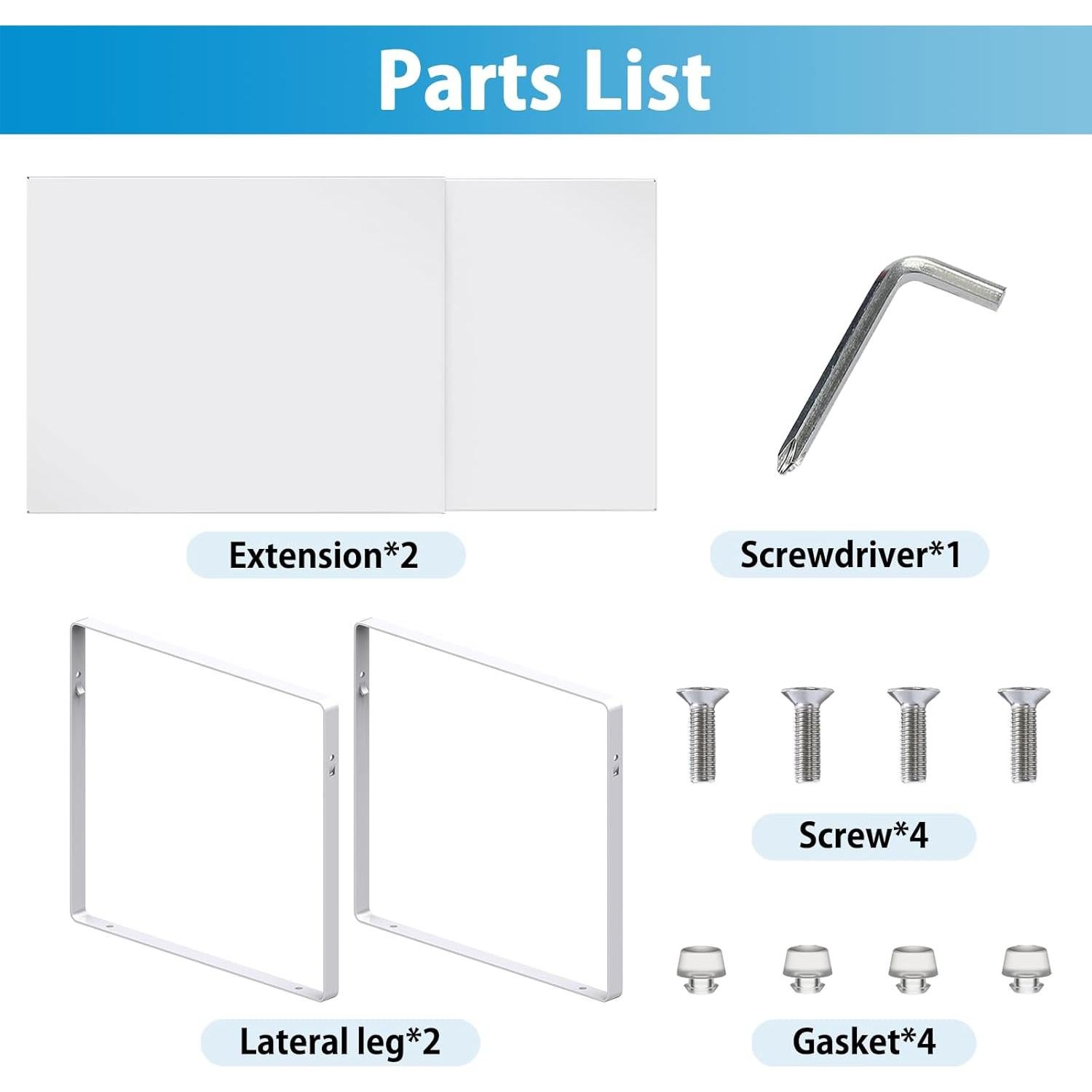 Estante Organizador Expandible Yuleimy 28 cm Blanco Cocina