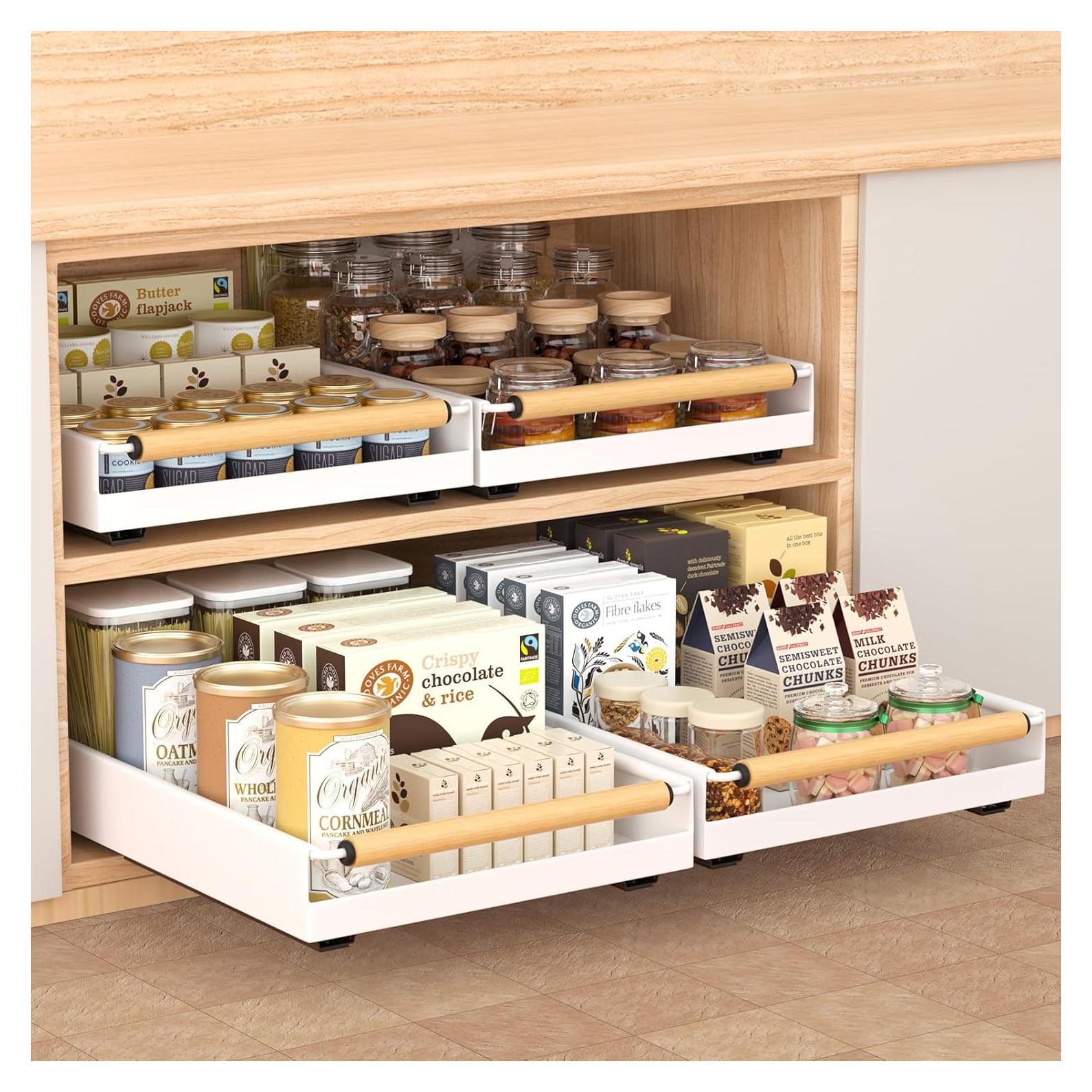 Organizador Extraíble Hocookeper Blanco 40.64x30.48 cm Cocina