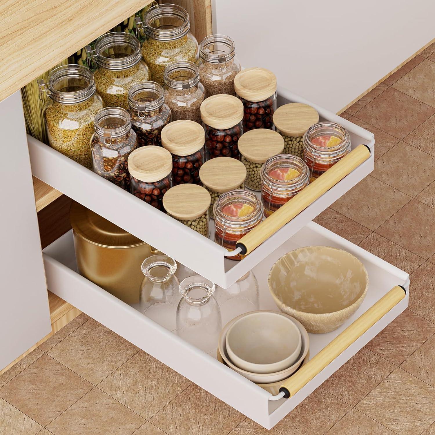 Organizador Extraíble Hocookeper Blanco 40.64x30.48 cm Cocina