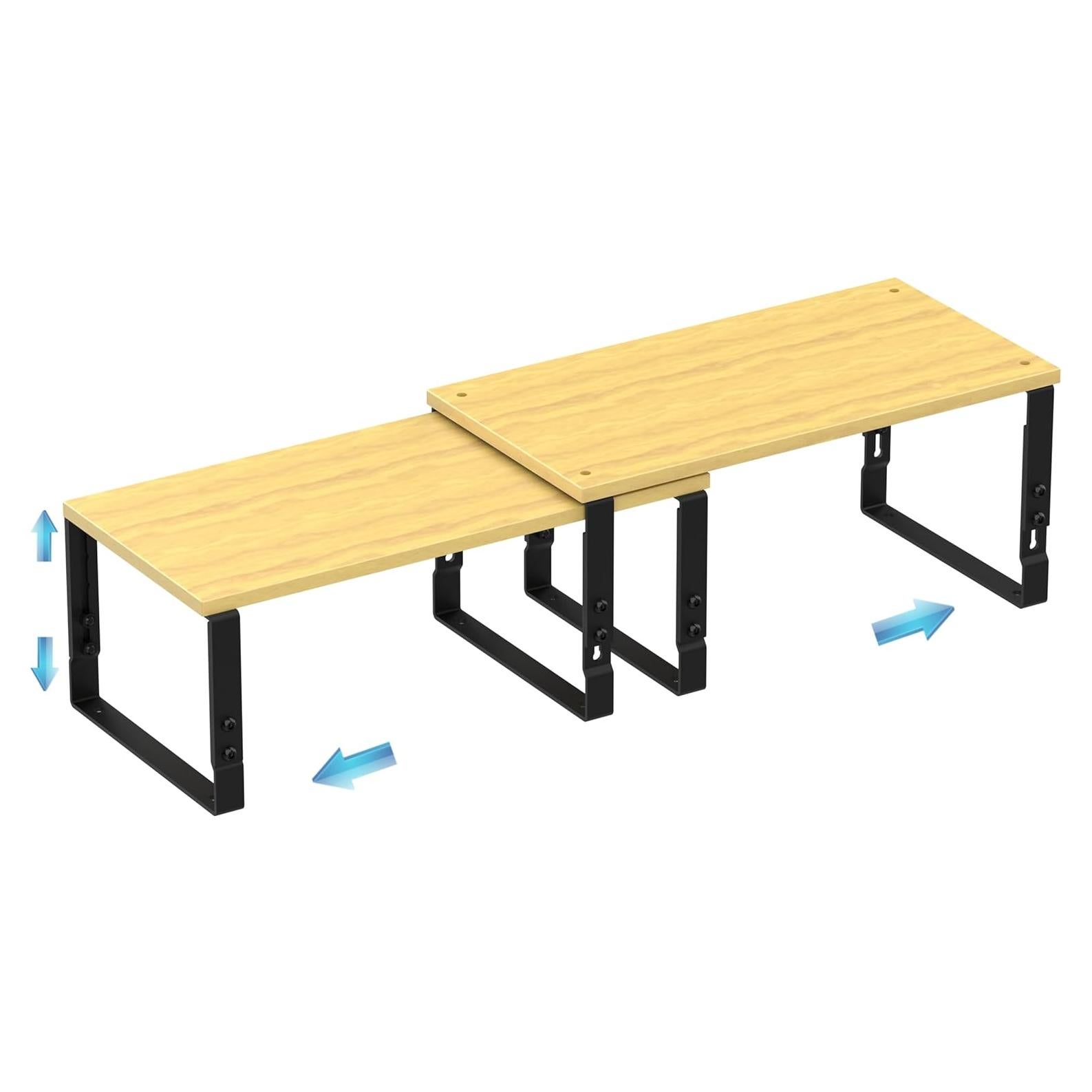 Estantes Organizadores de Cocina Zilvando Ajustables 2 Piezas