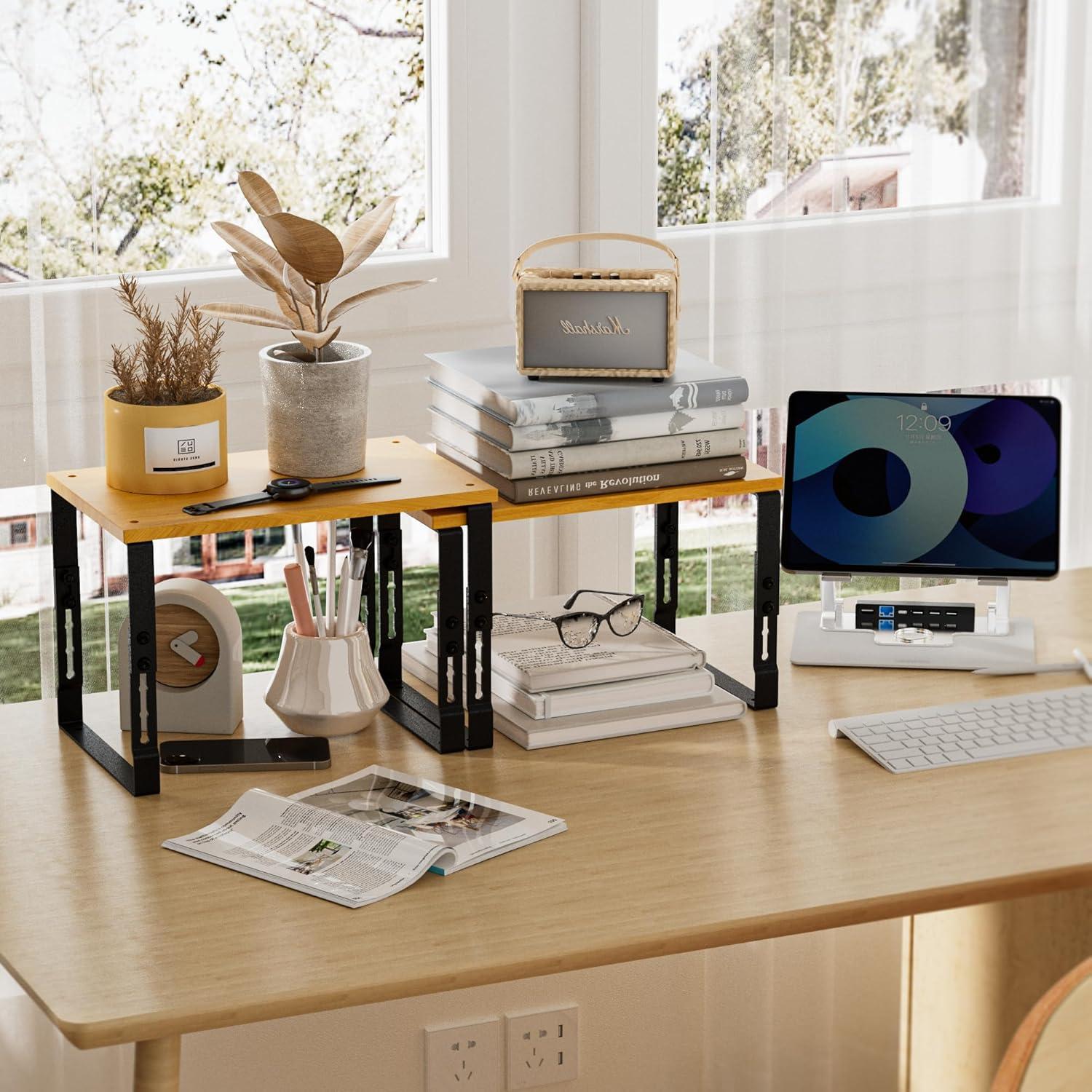 Estantes Organizadores de Cocina Zilvando Ajustables 2 Piezas