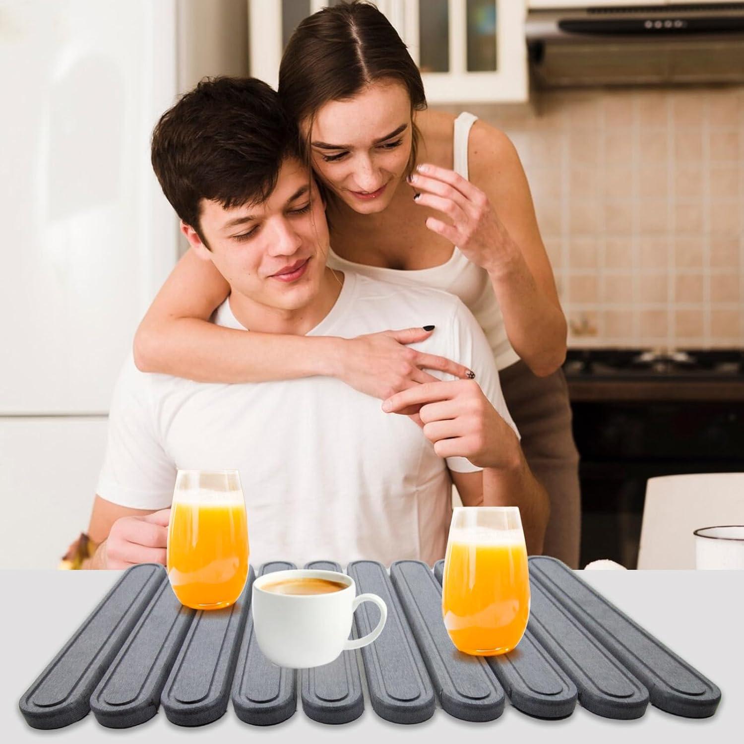 Alfombrilla de Secado de Piedra Diatomácea 58.4x40.6cm Gris