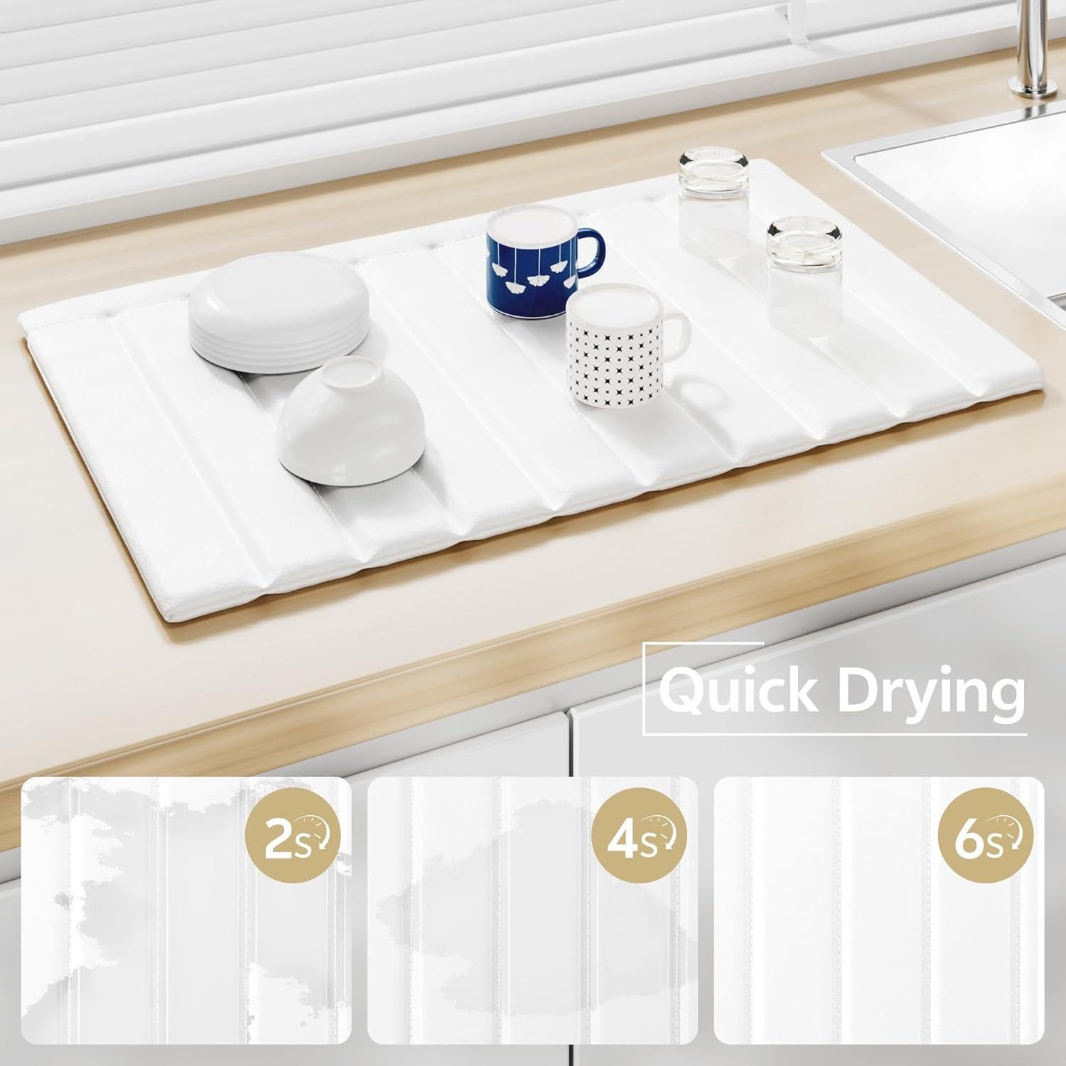 Alfombrilla de Secado de Platos de Piedra Stylstoreazy 63.5x40.6cm