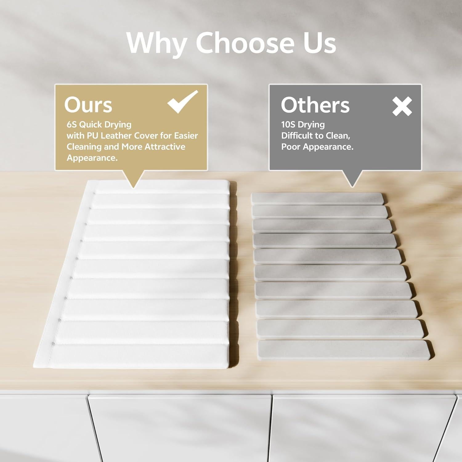 Alfombrilla de Secado de Platos de Piedra Stylstoreazy 63.5x40.6cm