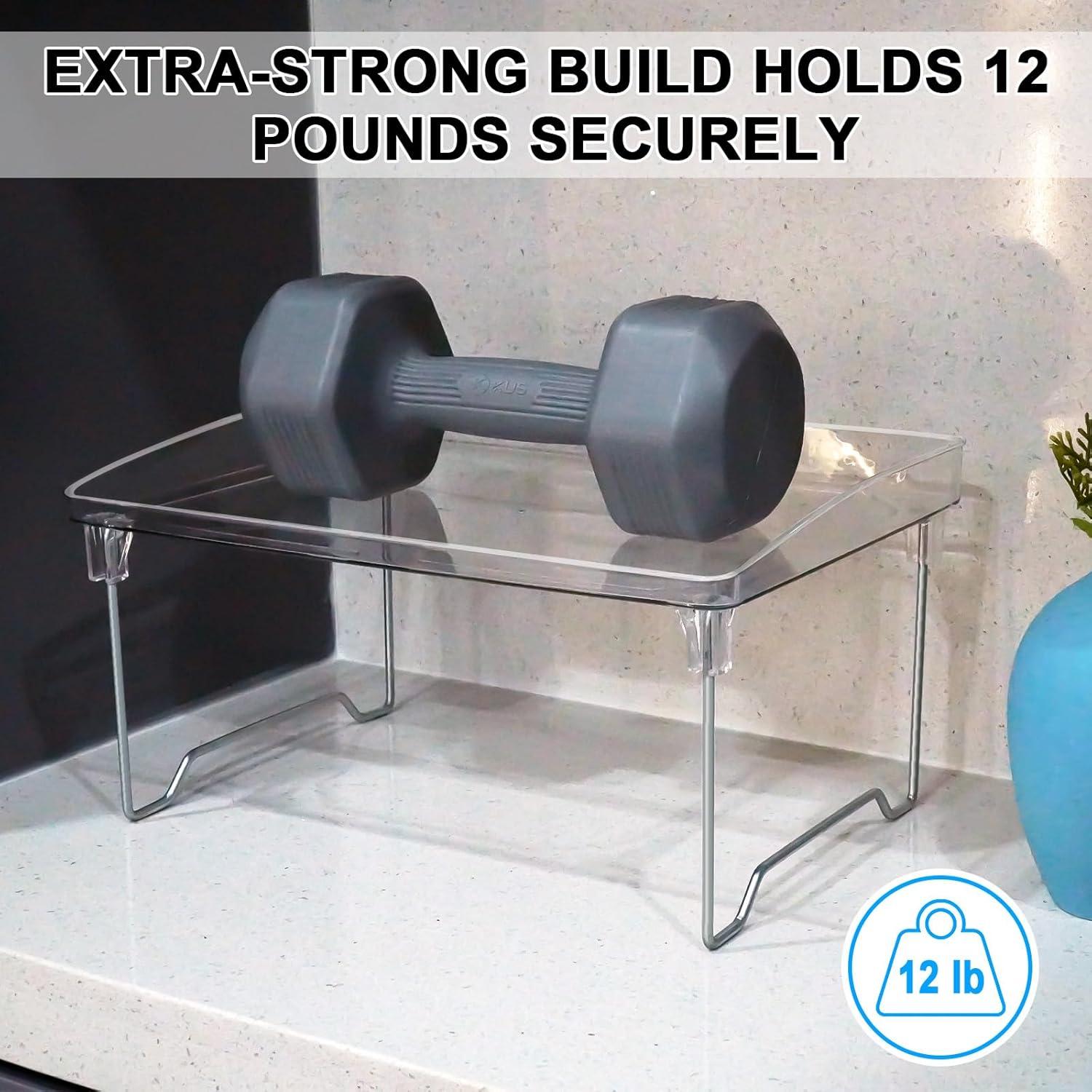 Organizadores de Gabinete HTRYBNES - 4 Piezas Apilables 29.5x20.8x15cm