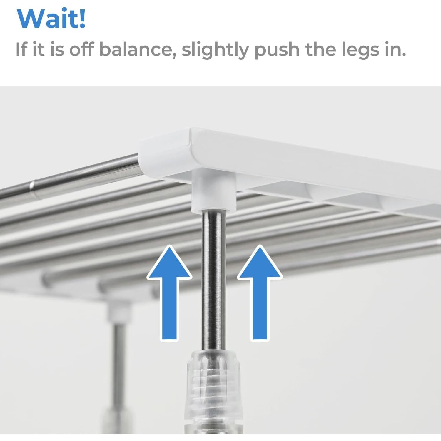 Organizador de Gabinete Ajustable Carrotez Blanco 30-50 cm