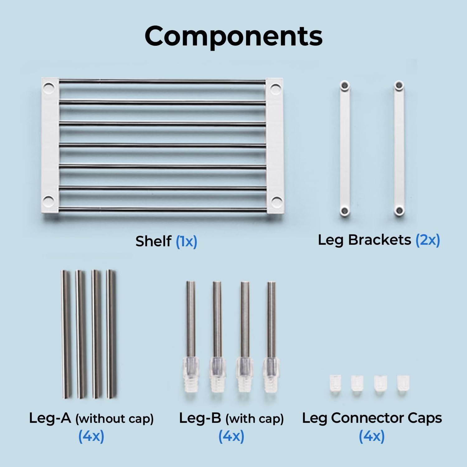 Organizador de Gabinete Ajustable Carrotez Blanco 30-50 cm