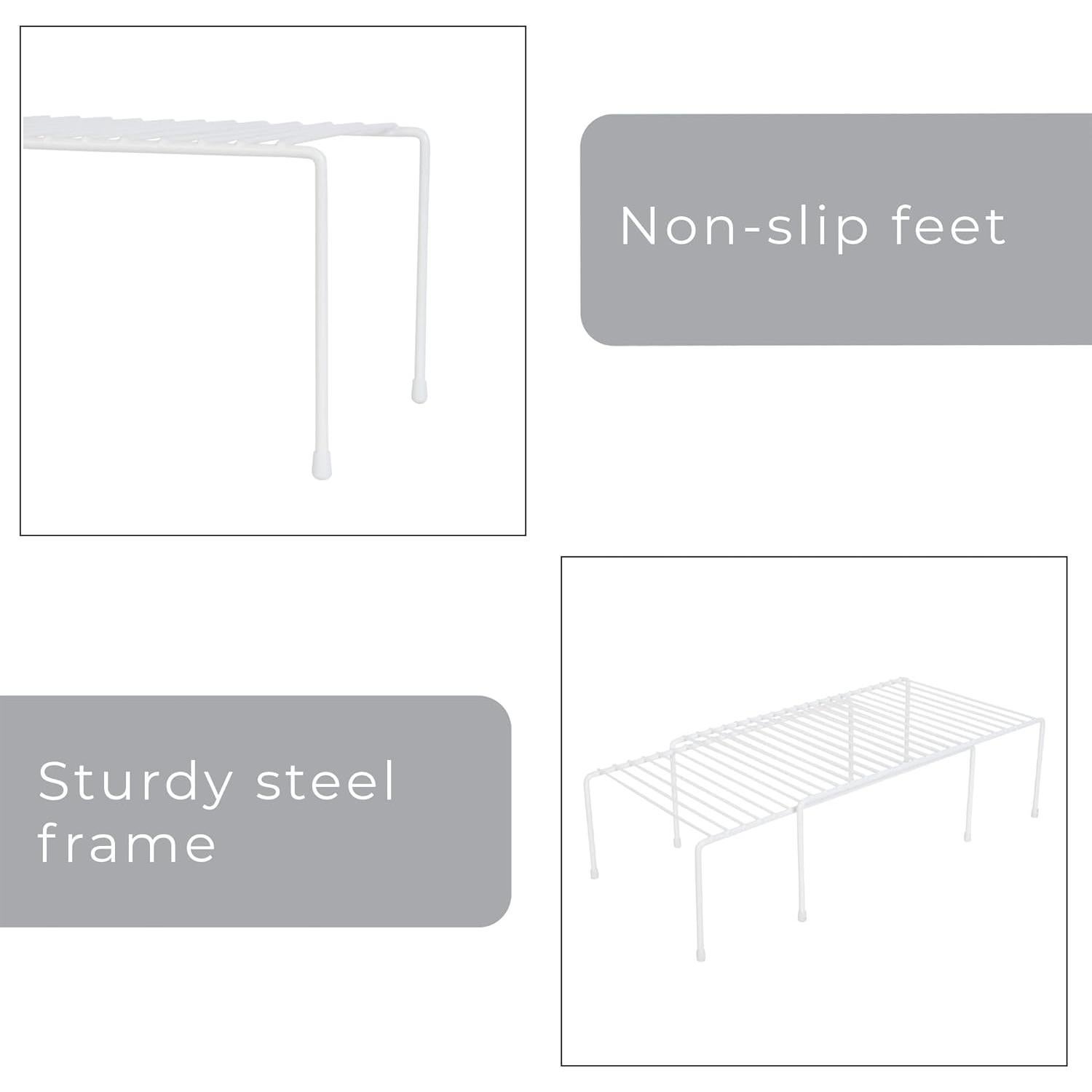 Estante Expandible Smart Design Blanco 40.6-82.5 cm Acero