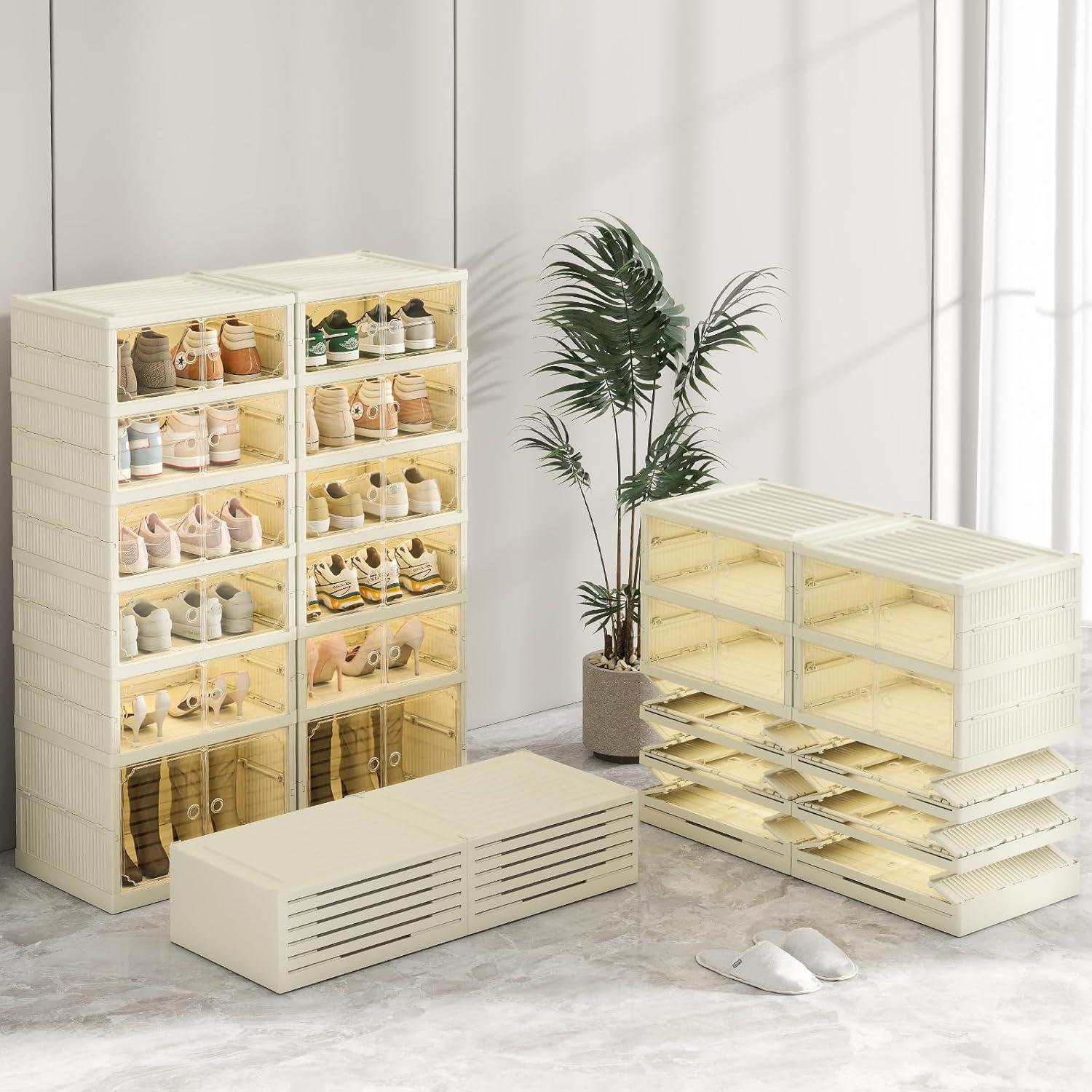 Organizador de Zapatos Plegable Dimmeda 6 Niveles 24 Pares