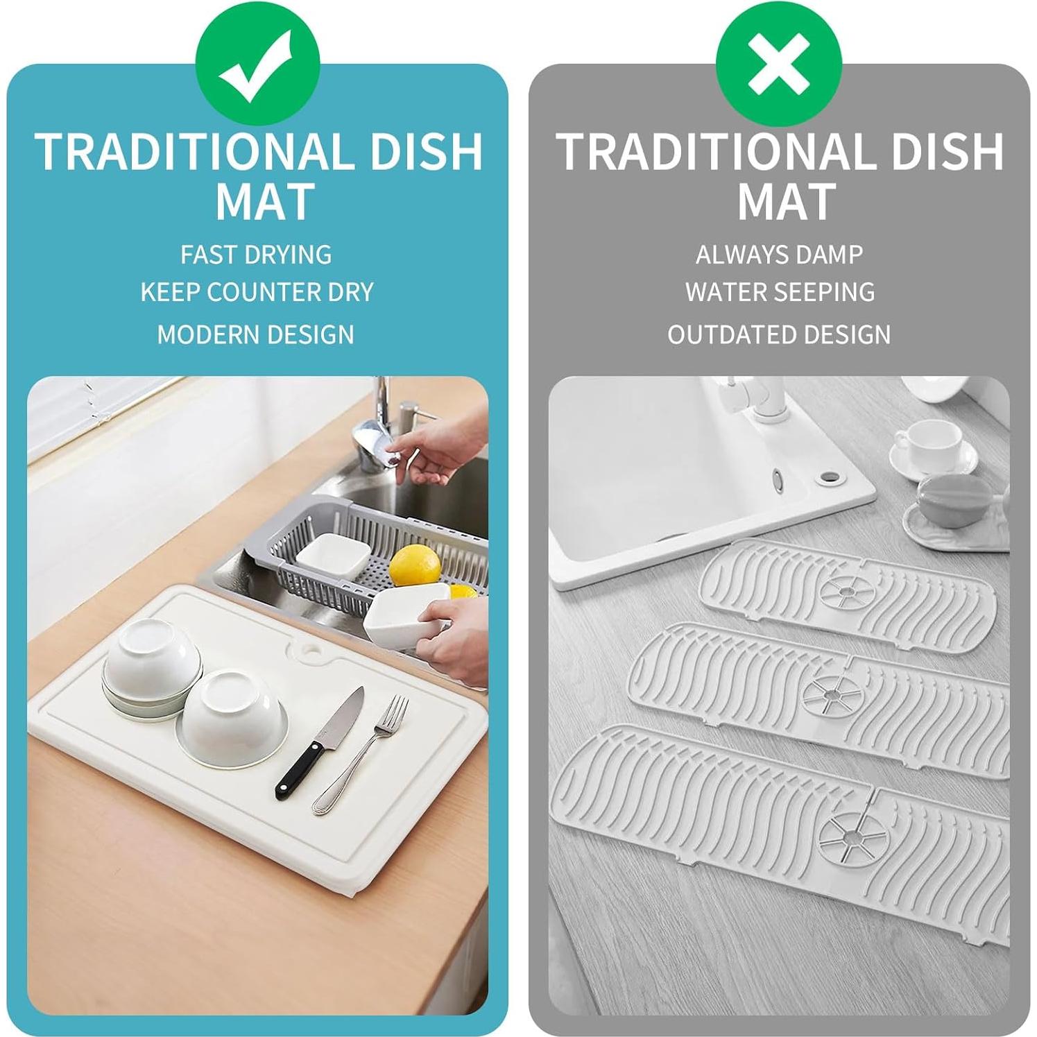 Alfombrilla de Secado Rápido BULGILIA 43x30.5cm Piedra Diatomácea