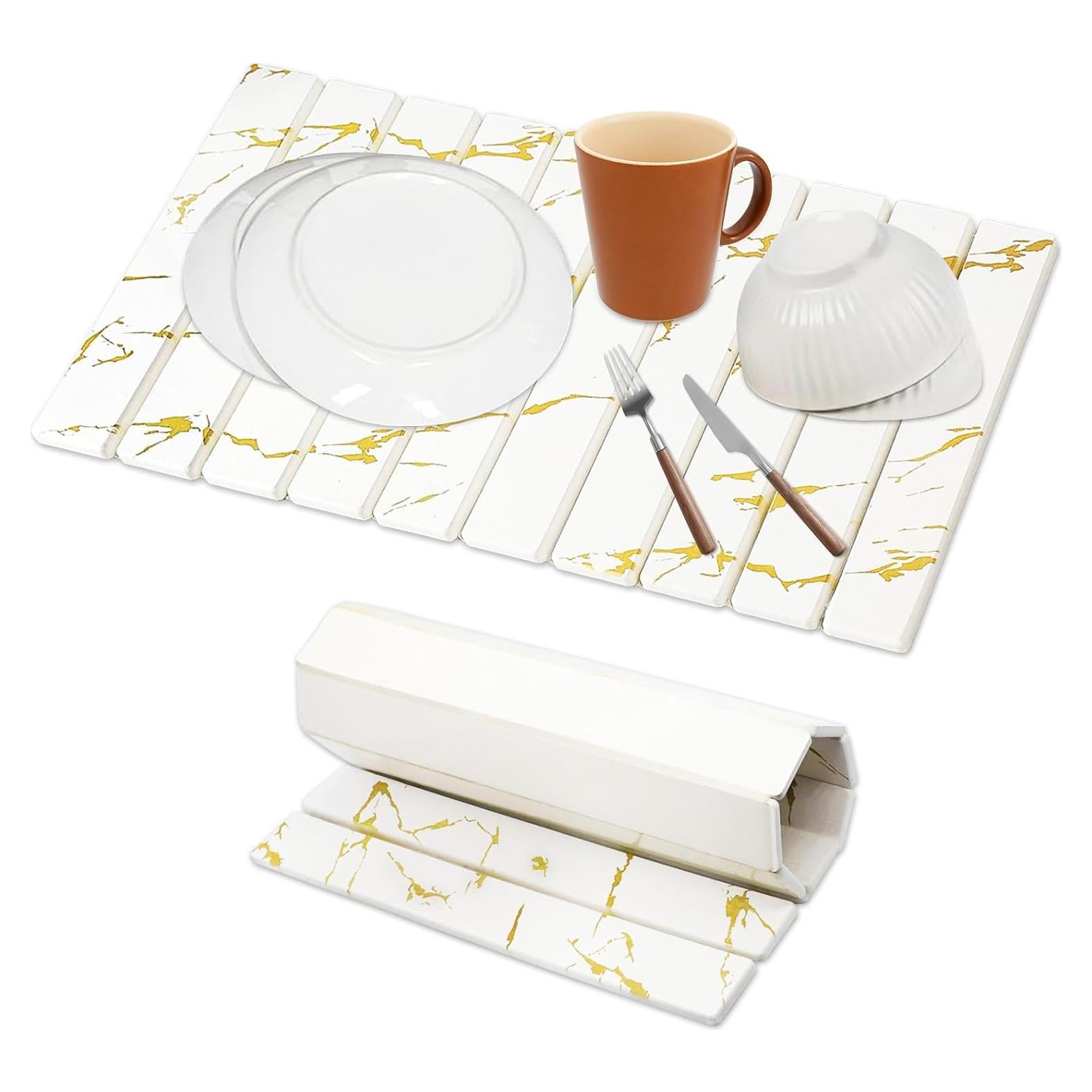 Alfombrilla de Secado de Piedra Eikovia 61x41 cm Antideslizante