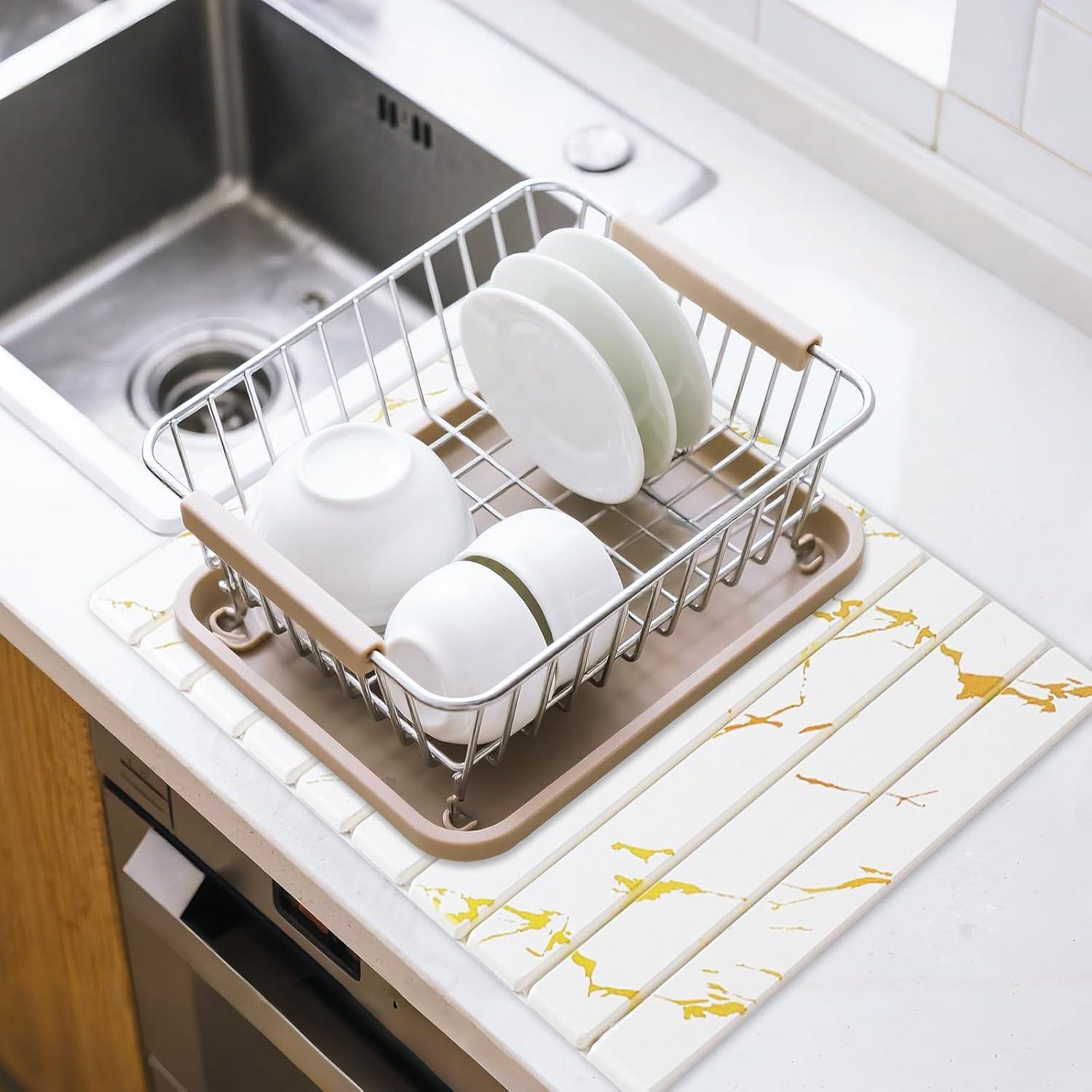 Alfombrilla de Secado de Piedra Eikovia 61x41 cm Antideslizante