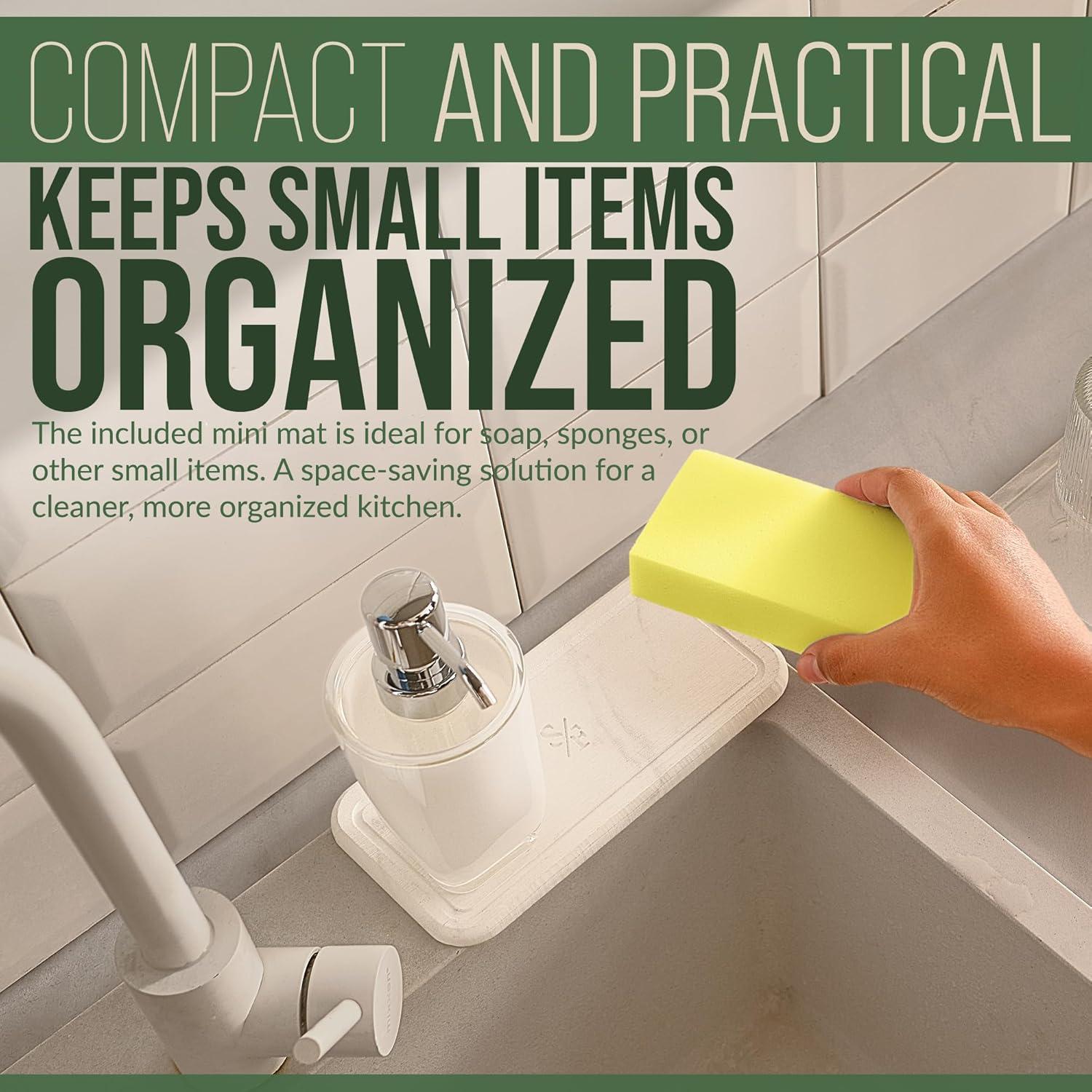 Alfombrilla de Secado de Piedra Doble Cara Sunflower 50x40 cm