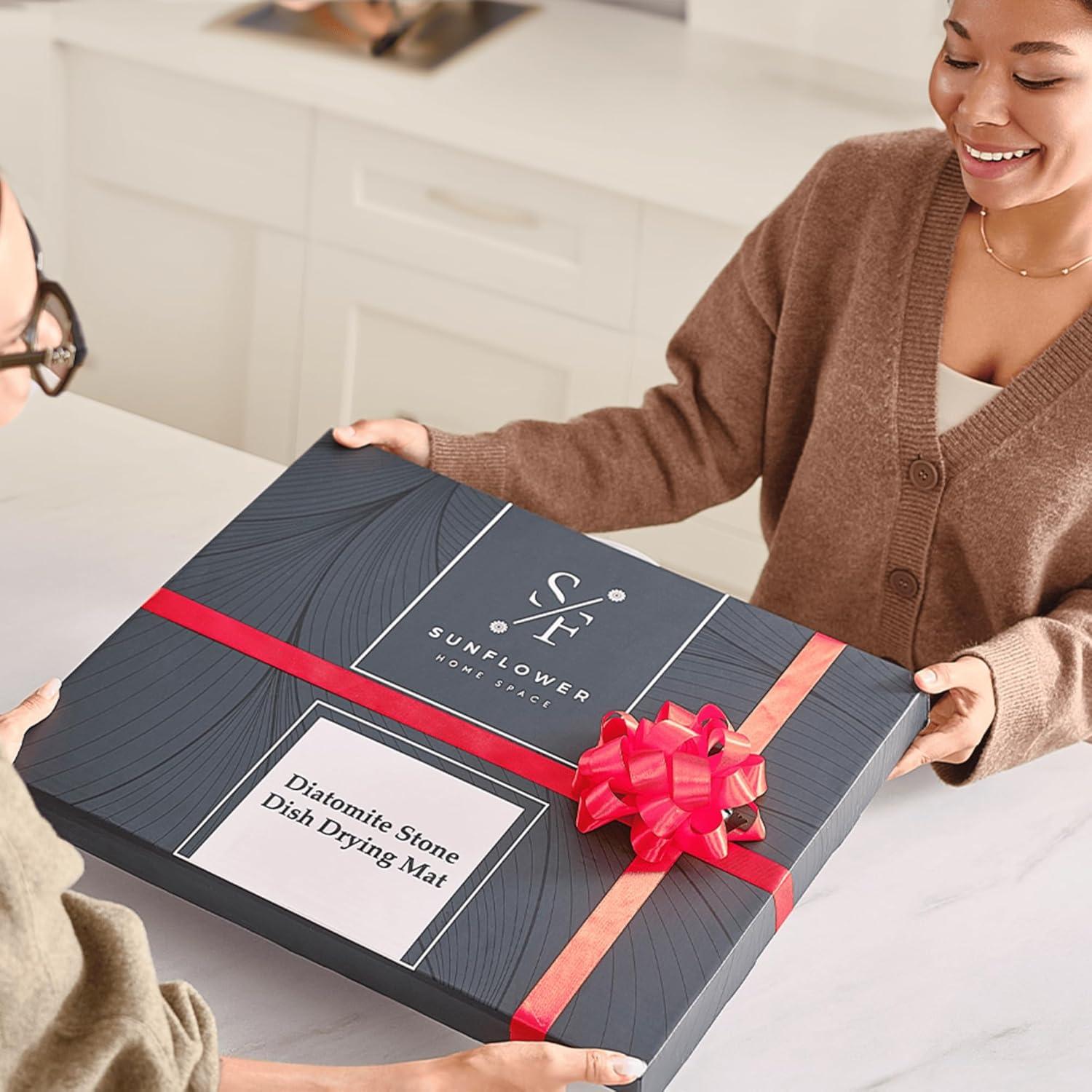 Alfombrilla de Secado de Piedra Doble Cara Sunflower 50x40 cm