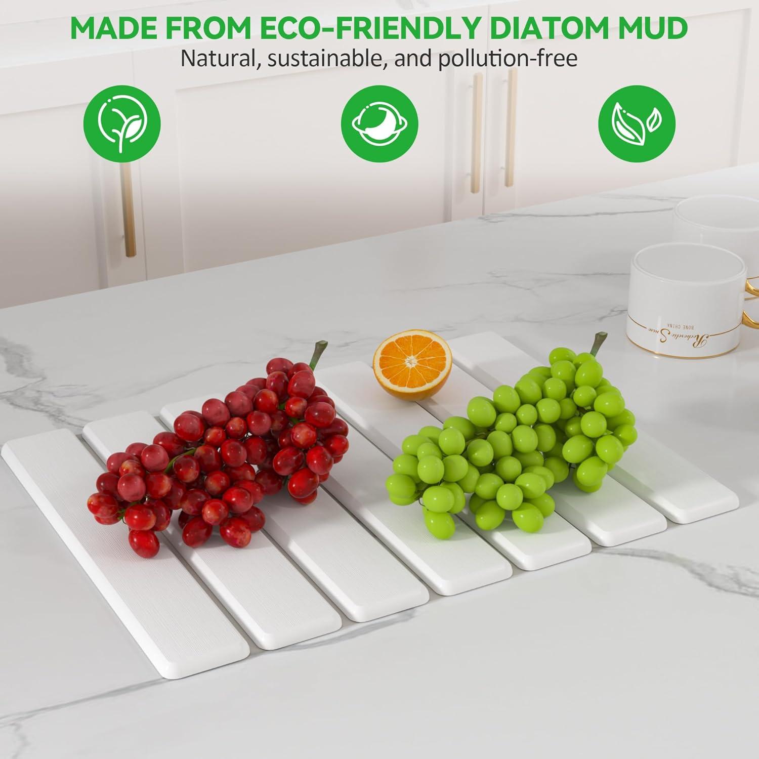 Alfombrilla de Secado de Platos SOSMAR 40x30 cm Diatomácea