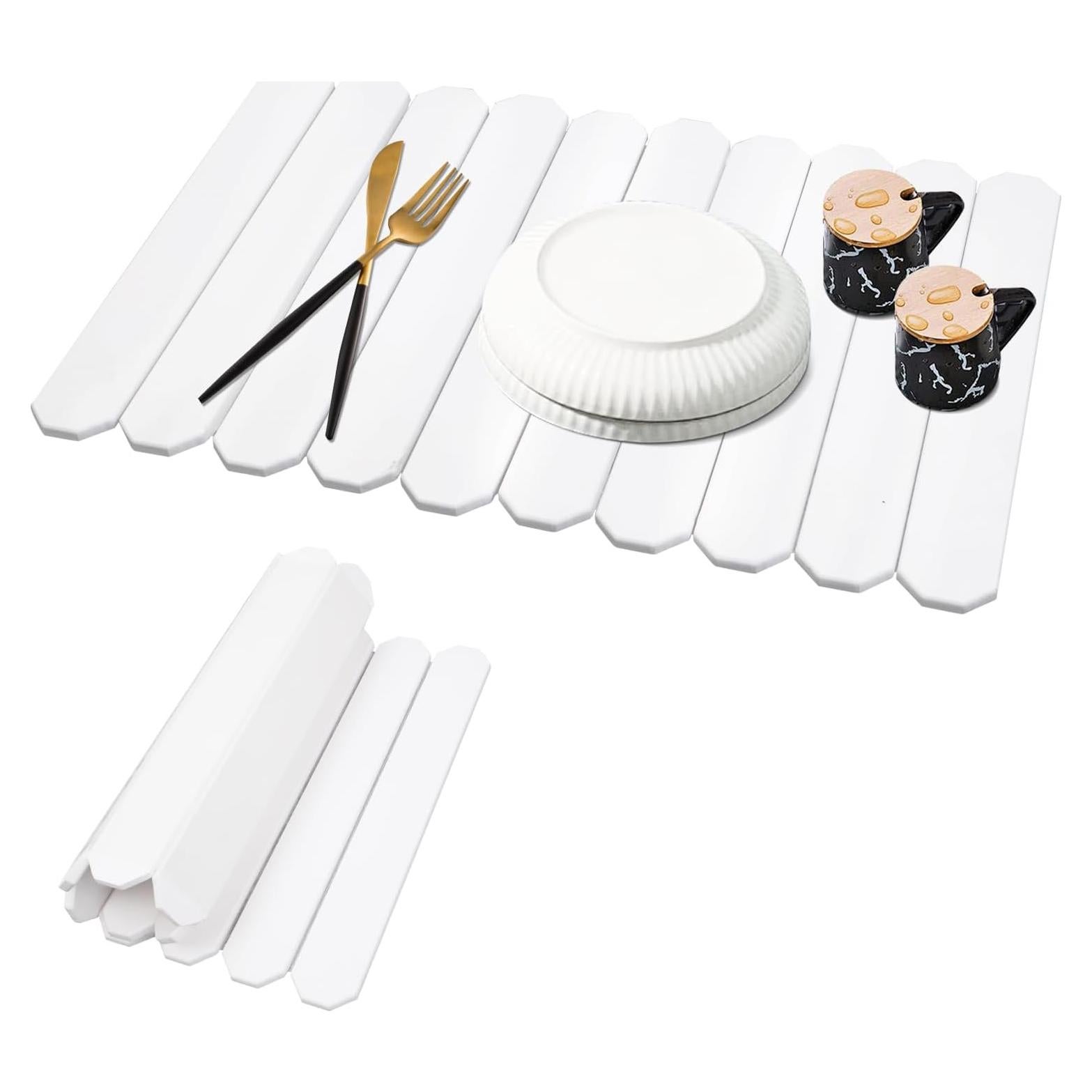 Alfombrilla de Secado de Piedra Lacwabvh 61x41cm Blanca