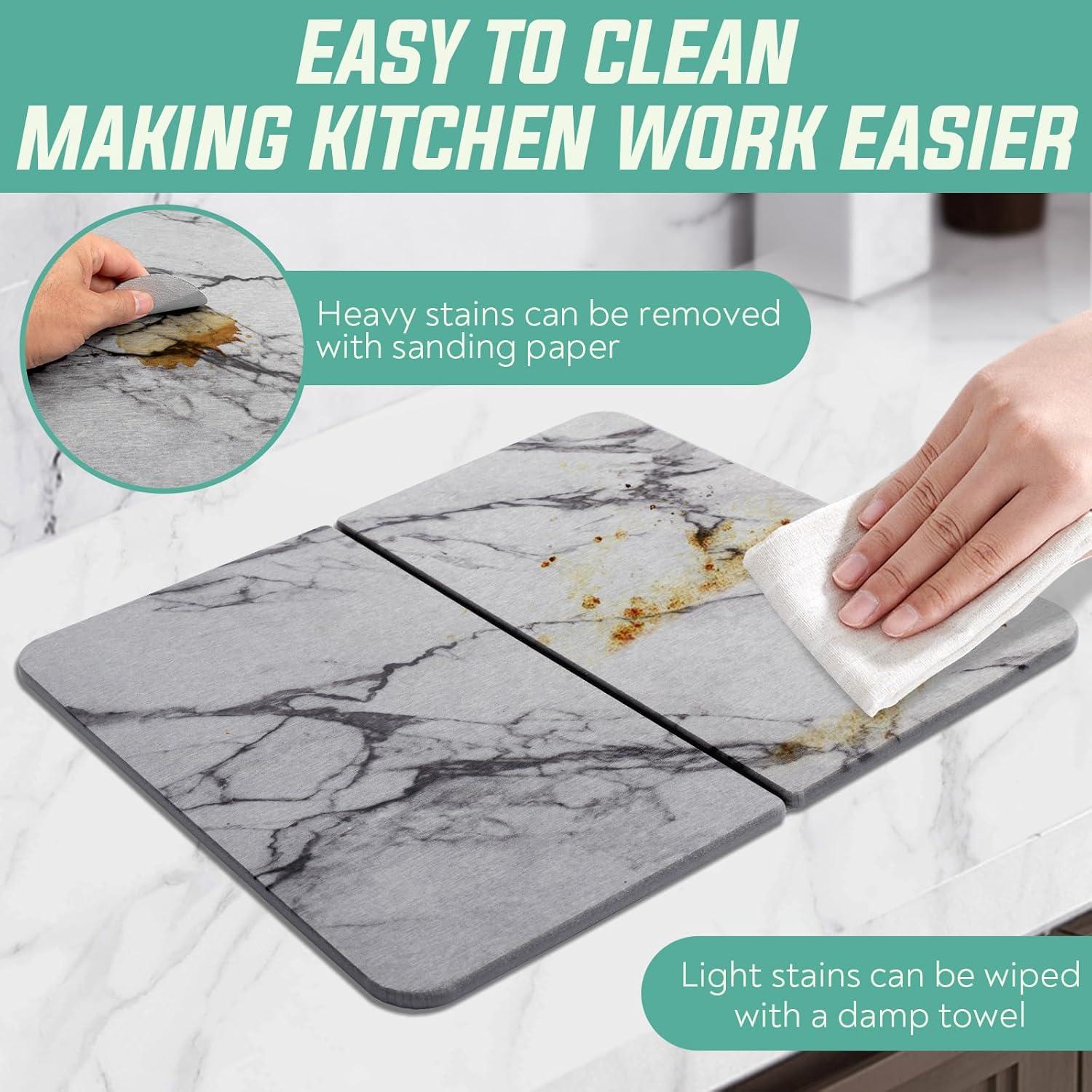 Tapete de Secado Plegable Nestlecraft - Piedra Diatomácea 44.9x35.1cm