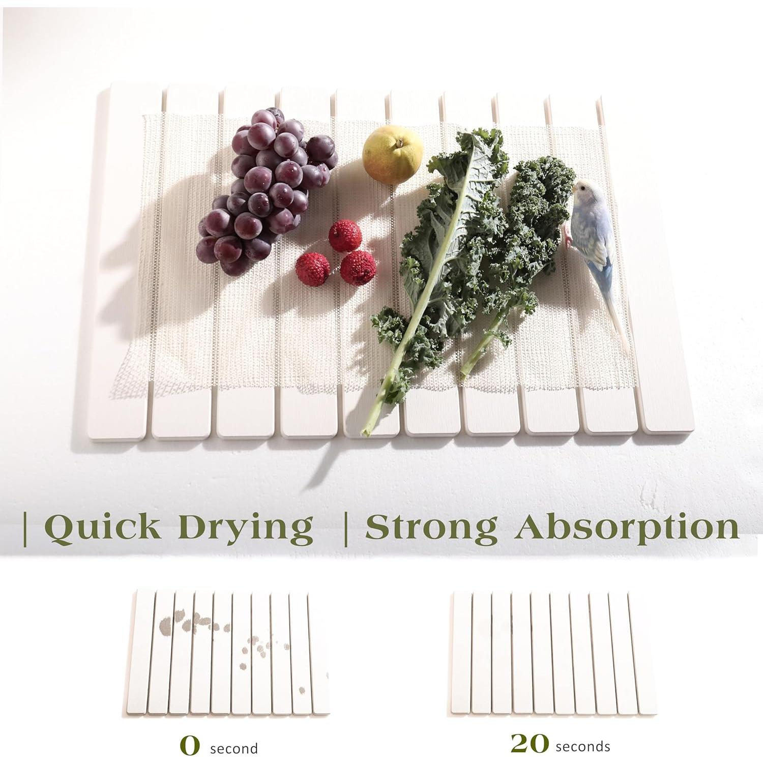 Alfombrilla de Secado de Piedra Diatomácea Kneejoys 61x39 cm