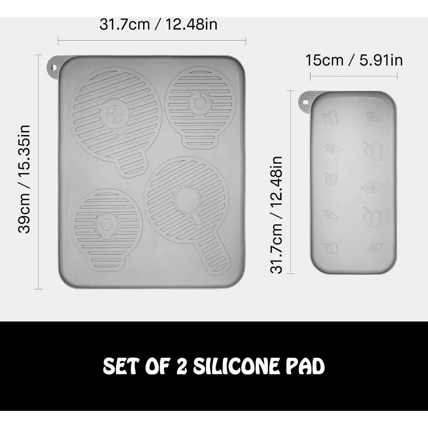 Alfombrilla de silicona Ninja Swirl NC700 - Juego de 2