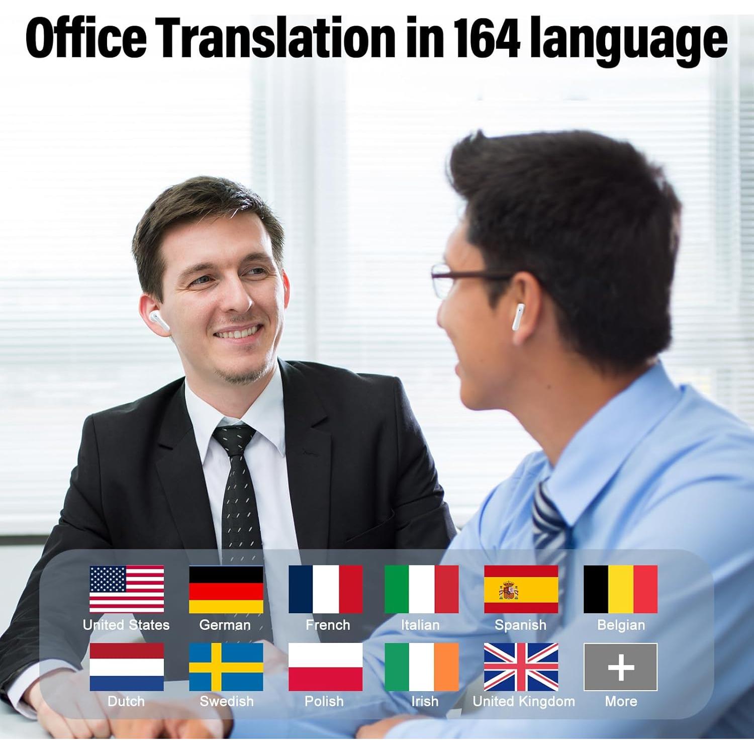 Auriculares de Traducción VEKJ A68 Pro Bluetooth 5.3 42H