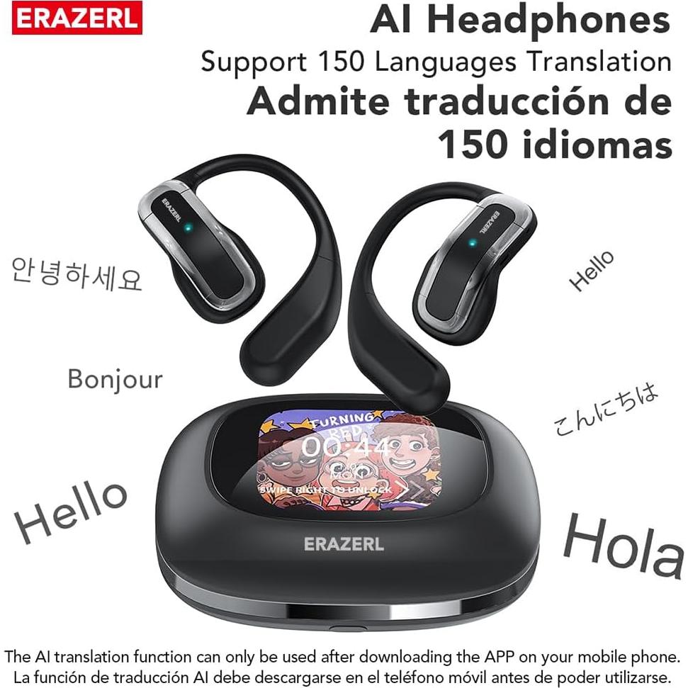 Auriculares de Traducción AI ERAZER XP3 Bluetooth 135 Idiomas
