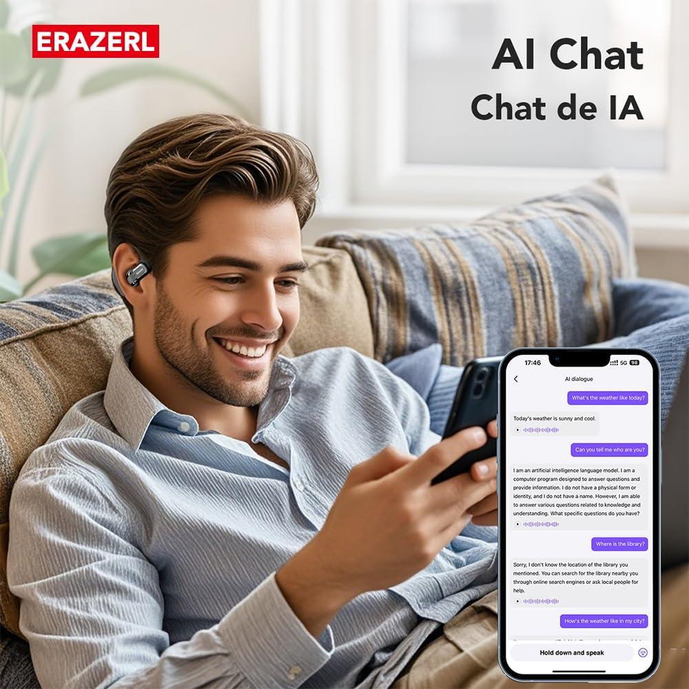 Auriculares de Traducción AI ERAZER XP3 Bluetooth 135 Idiomas