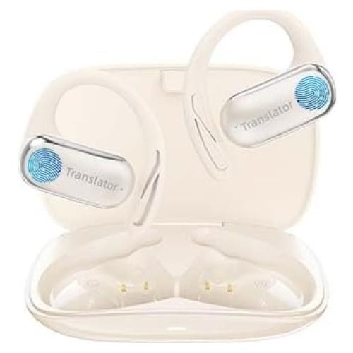 Auriculares Traductores Wooask F56 AI 144 Idiomas Beige