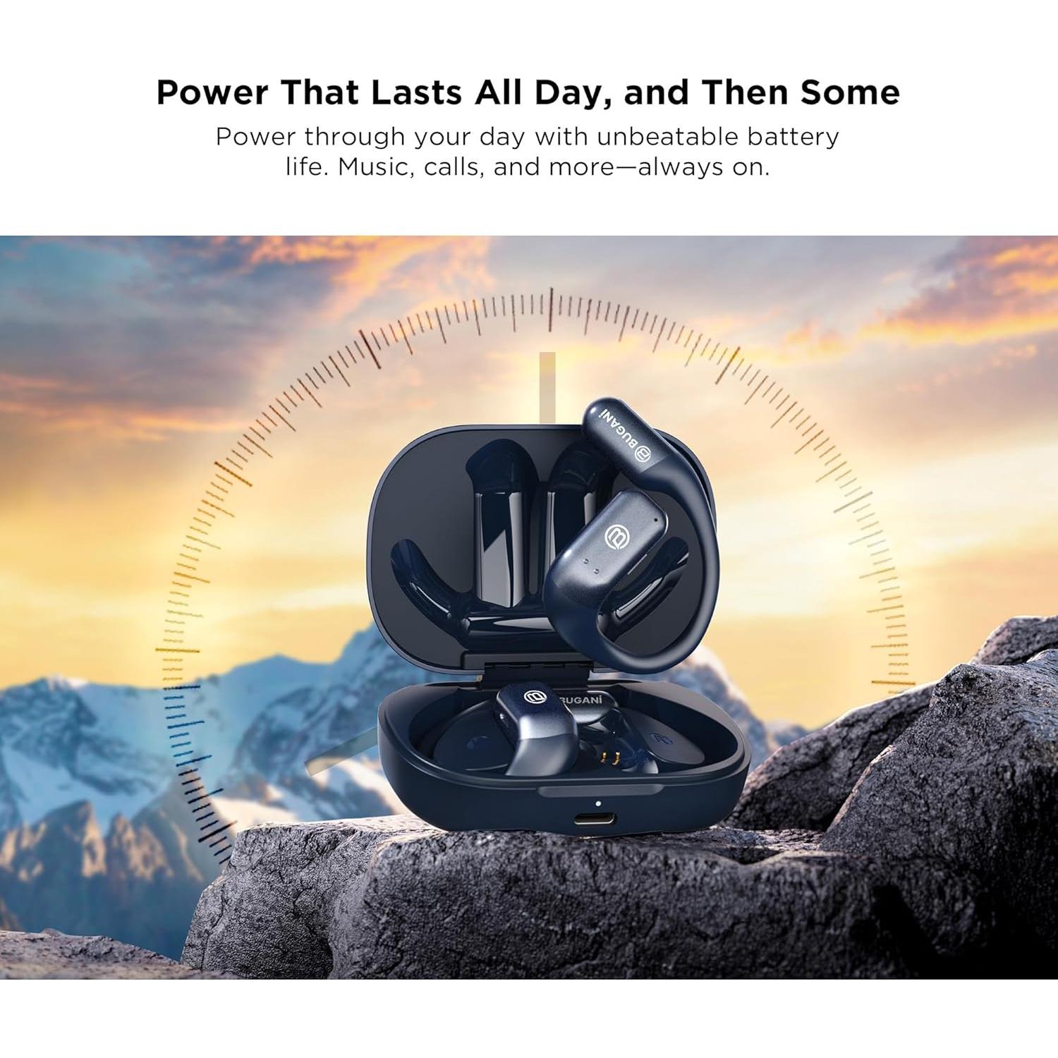 Auriculares Inalámbricos BUGANI OWS-B10 Azul IPX5 Bluetooth 5.4