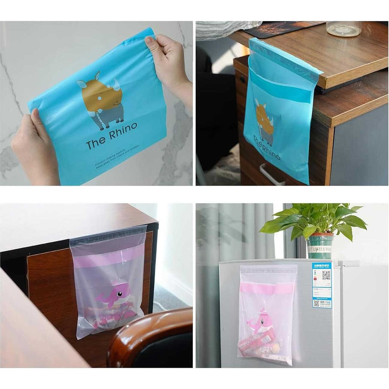 Bolsas de Basura Desechables 3JINSERDON 60P Impermeables