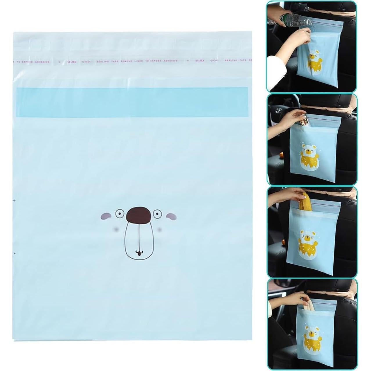 Bolsas de Basura Desechables 3JINSERDON 60P Impermeables