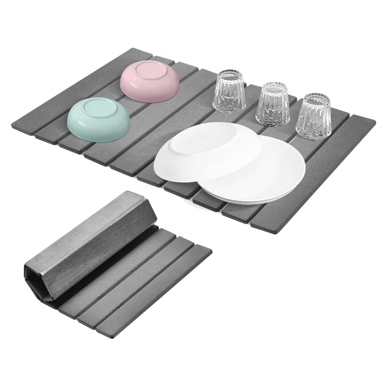 Alfombrilla de Secado de Platos Wishfly 61x40.6cm Diatomita