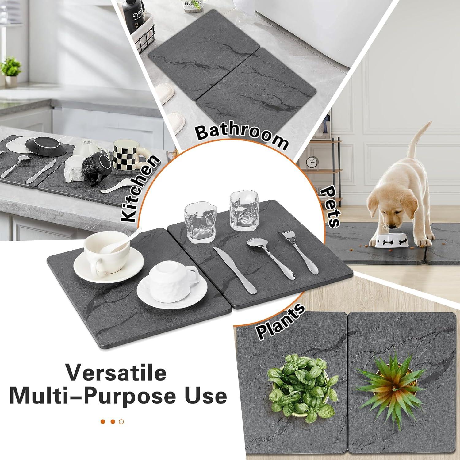 Alfombrilla de Secado de Piedra Diatomácea Koalafast 61x41cm