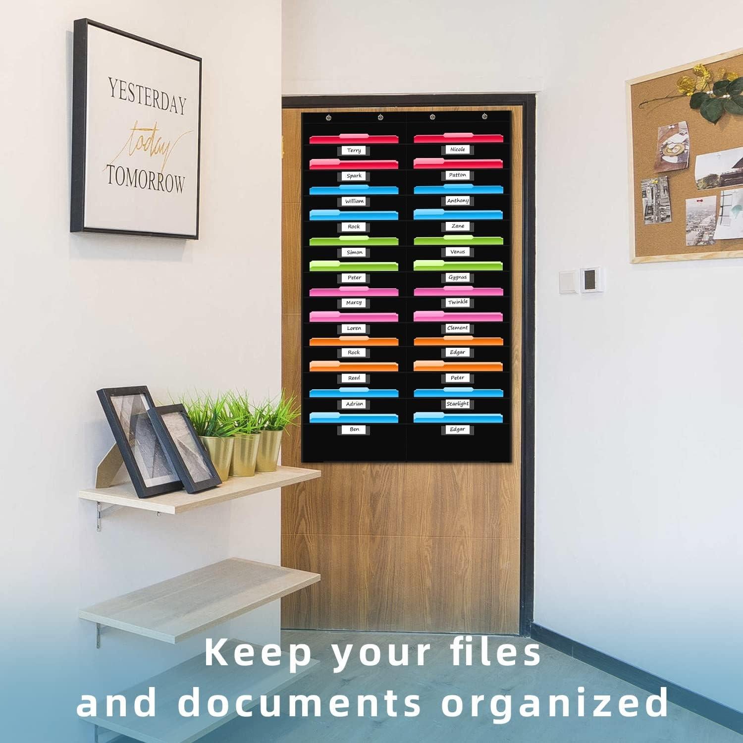 Organizador de Pared REGELETO 24 Bolsillos Negro