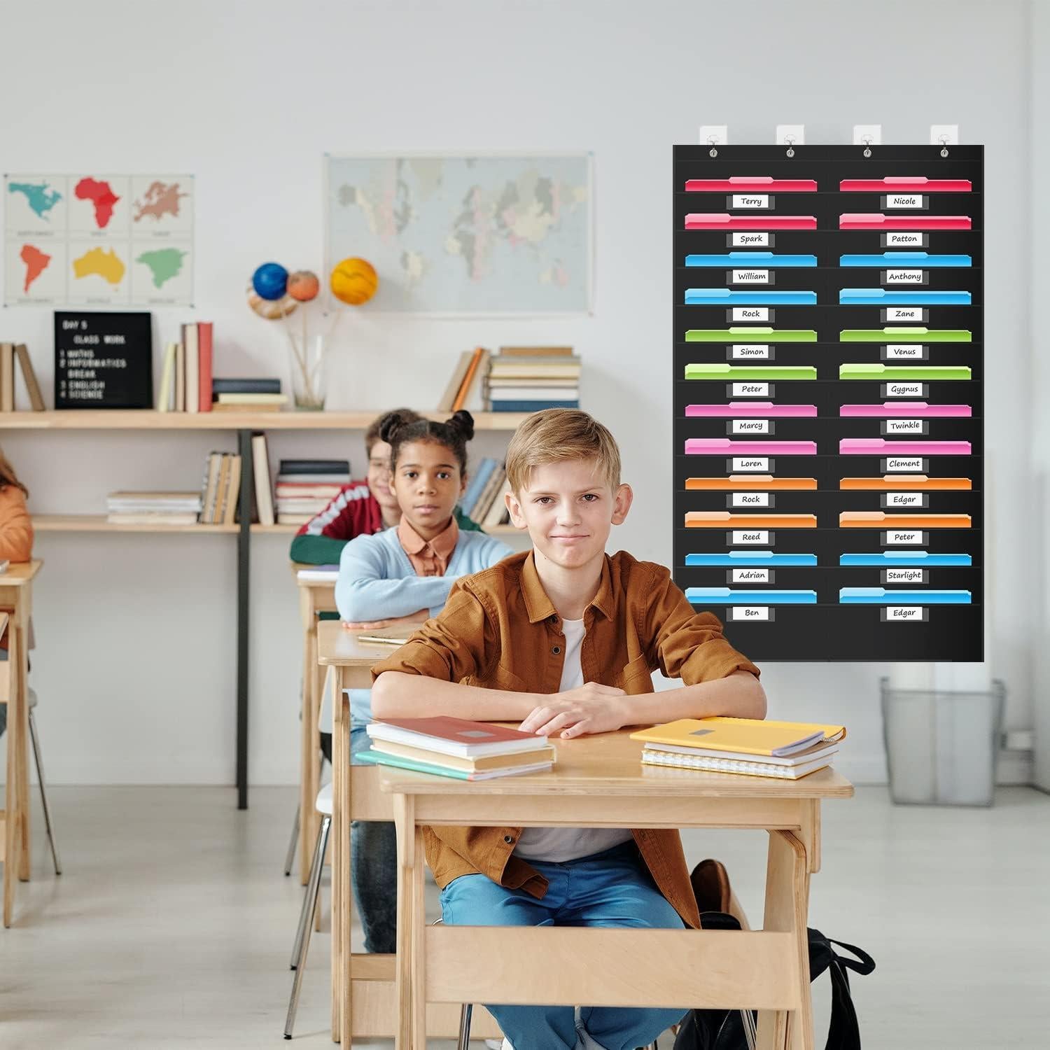 Organizador de Pared REGELETO 24 Bolsillos Negro