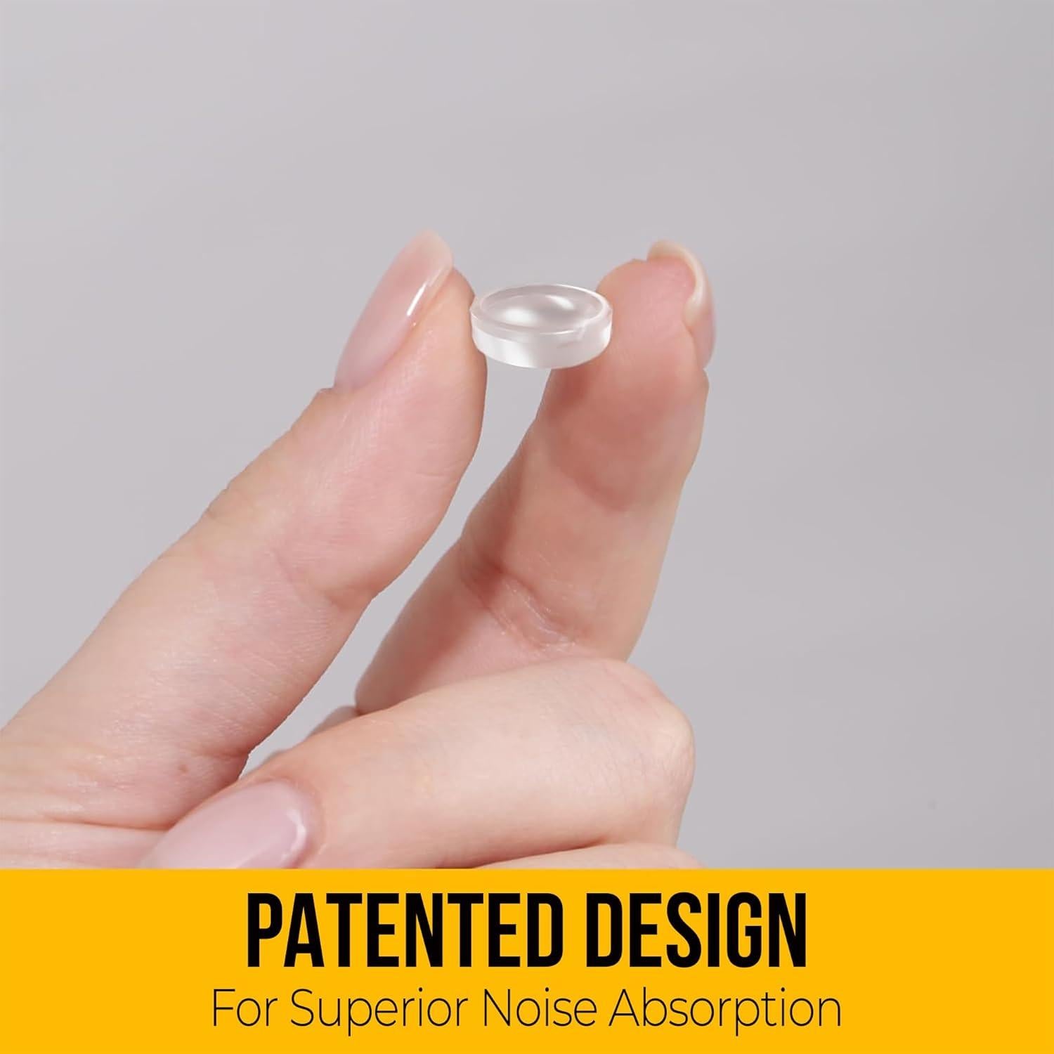 128 Almohadillas de Silicona Transparente Vellax para Gabinetes