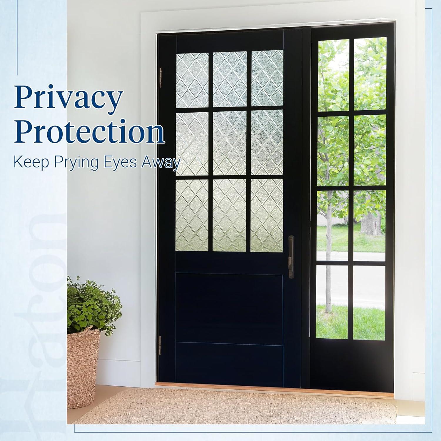 Película de Privacidad Haton 44.5x200 cm Vinilo Transparente