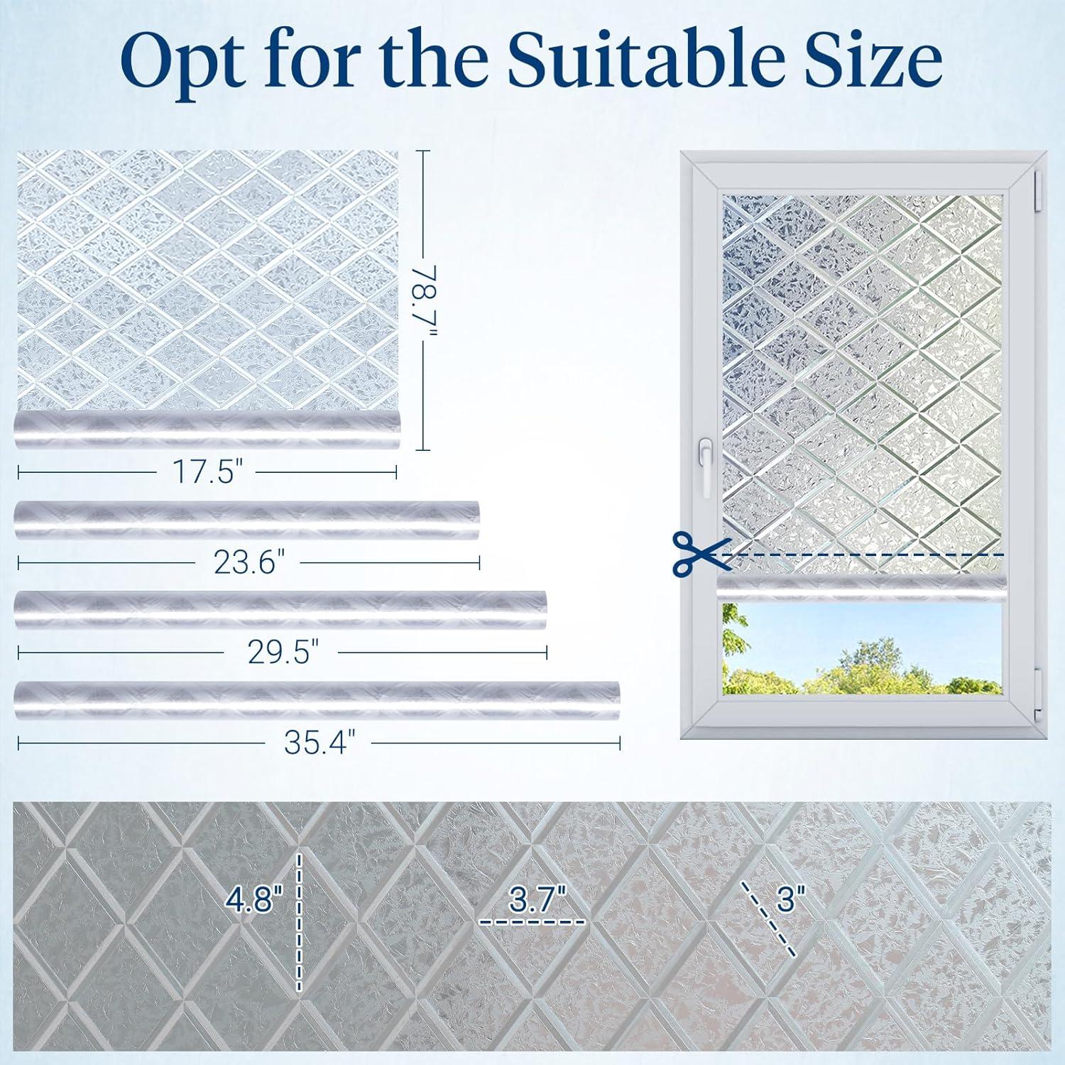 Película de Privacidad Haton 44.5x200 cm Vinilo Transparente