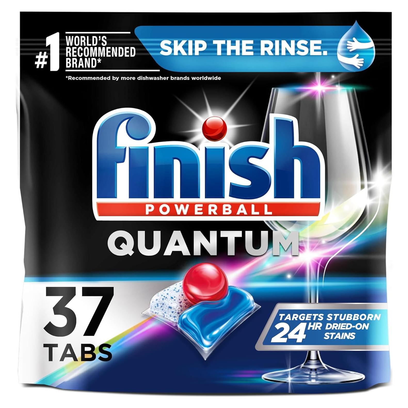 Finish Quantum Activblu - 37 Tabletas para Lavavajillas - Limpieza Extrema