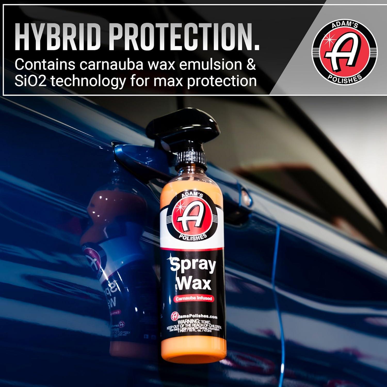 Cera en Spray Adam 473ml - Carnauba Premium para Brillo y Protección