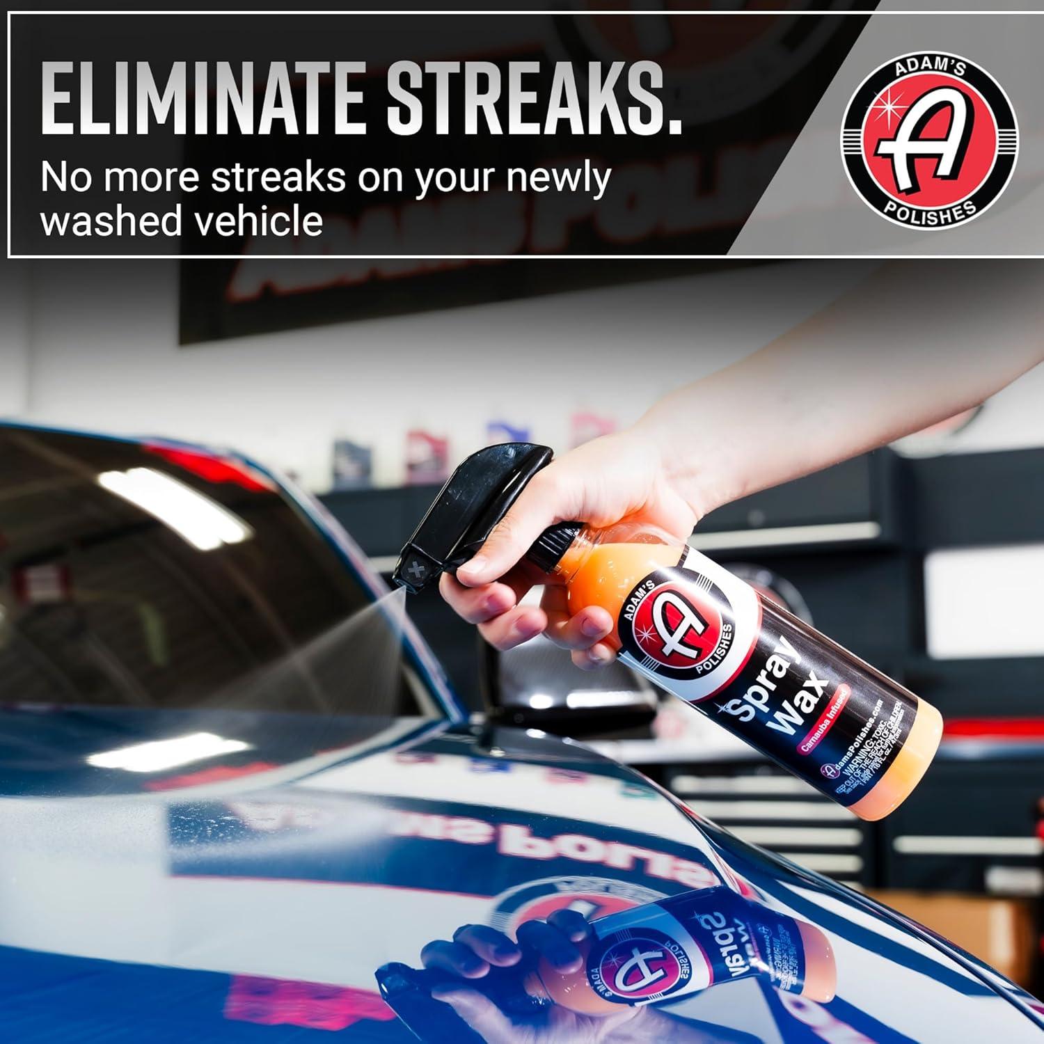 Cera en Spray Adam 473ml - Carnauba Premium para Brillo y Protección