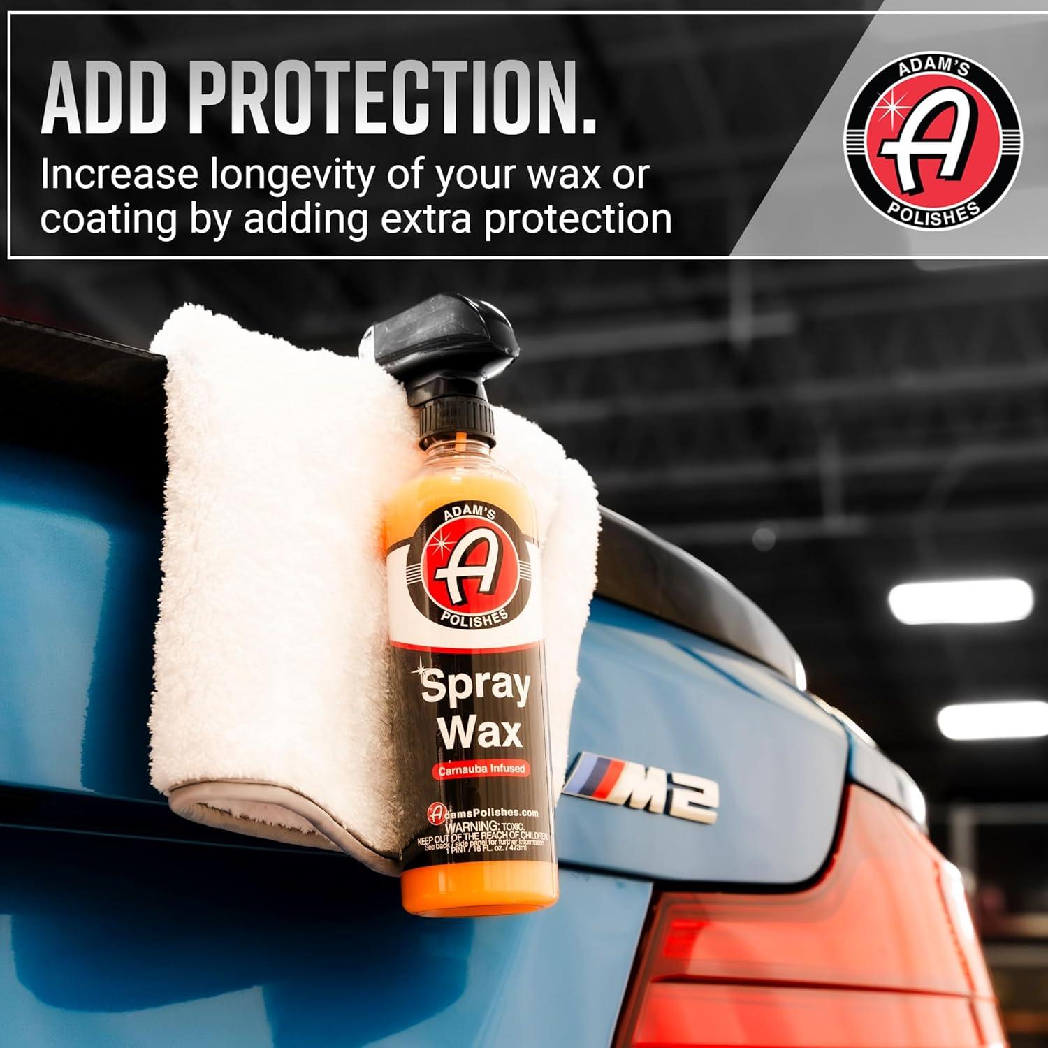 Cera en Spray Adam 473ml - Carnauba Premium para Brillo y Protección