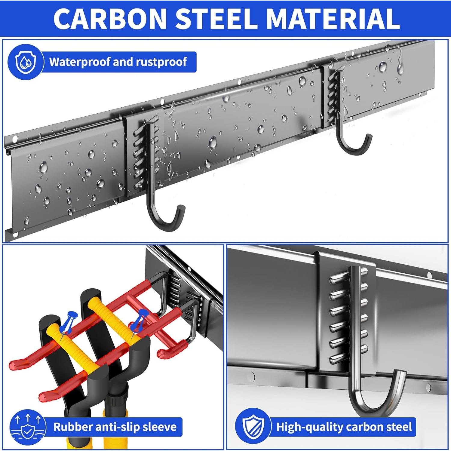 Organizador de Herramientas CRXCRC 81.28cm Pared 6 Ganchos