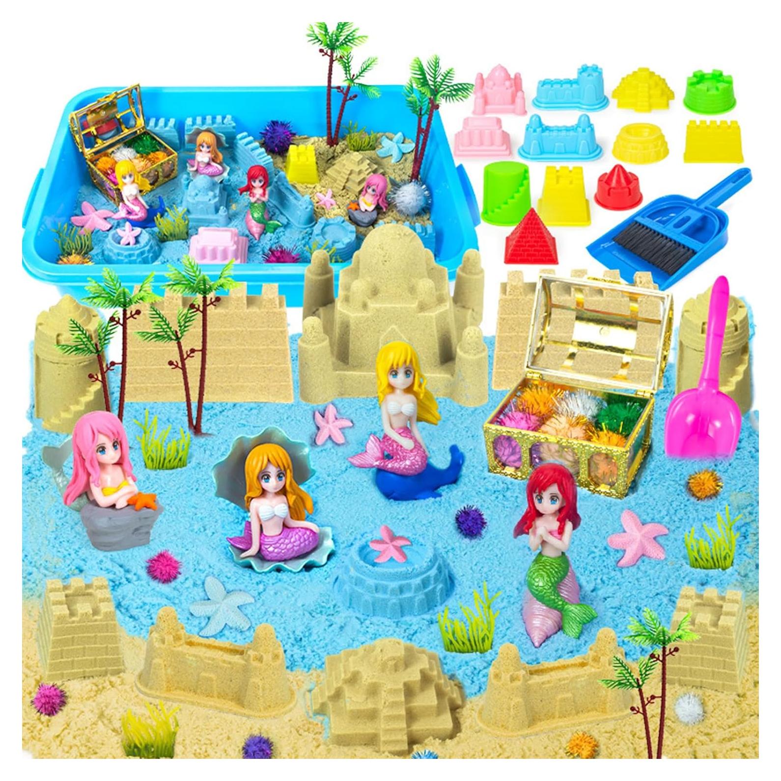 Kit de Arena Sensorial QUANA Unicornios y Sirenas 1.61kg