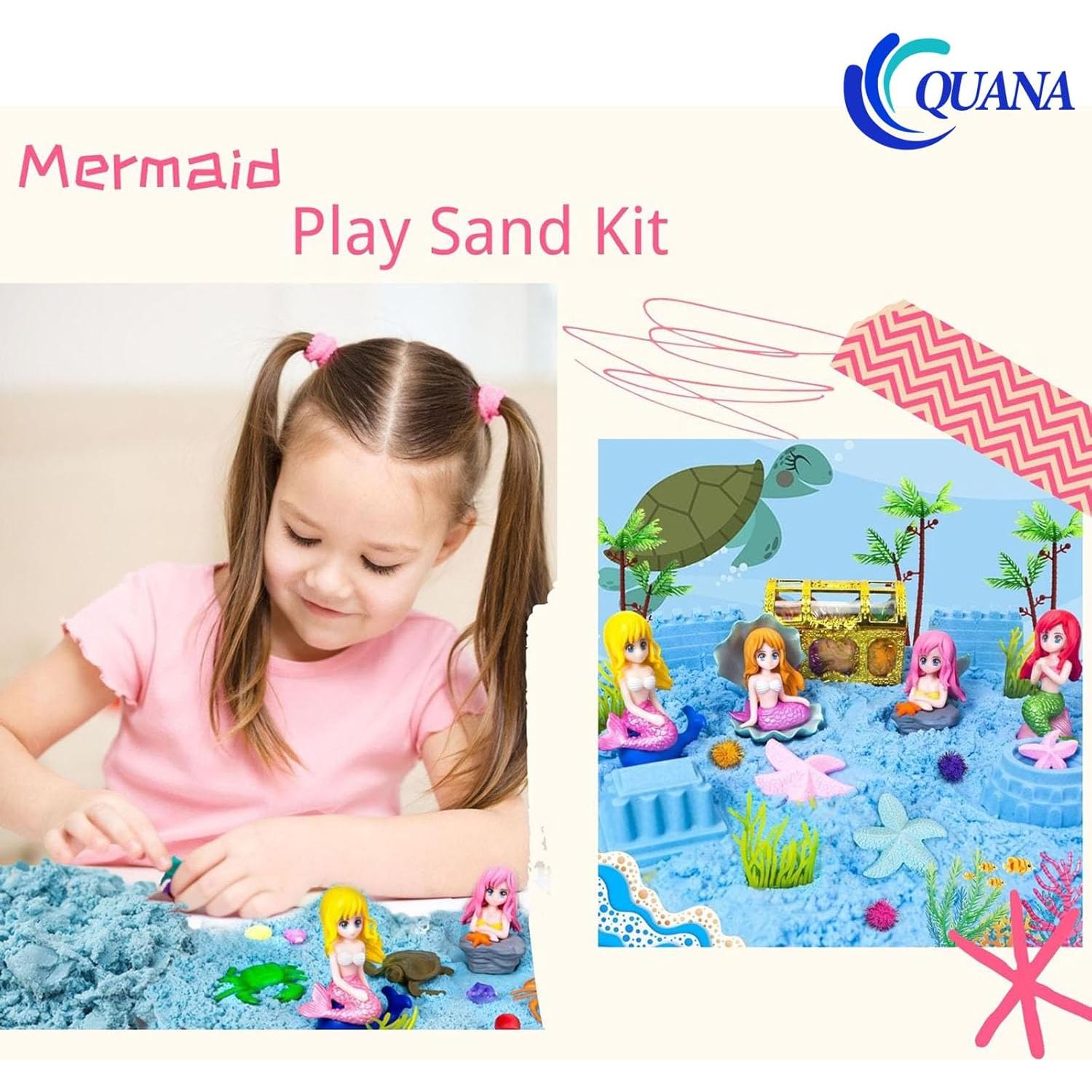 Kit de Arena Sensorial QUANA Unicornios y Sirenas 1.61kg