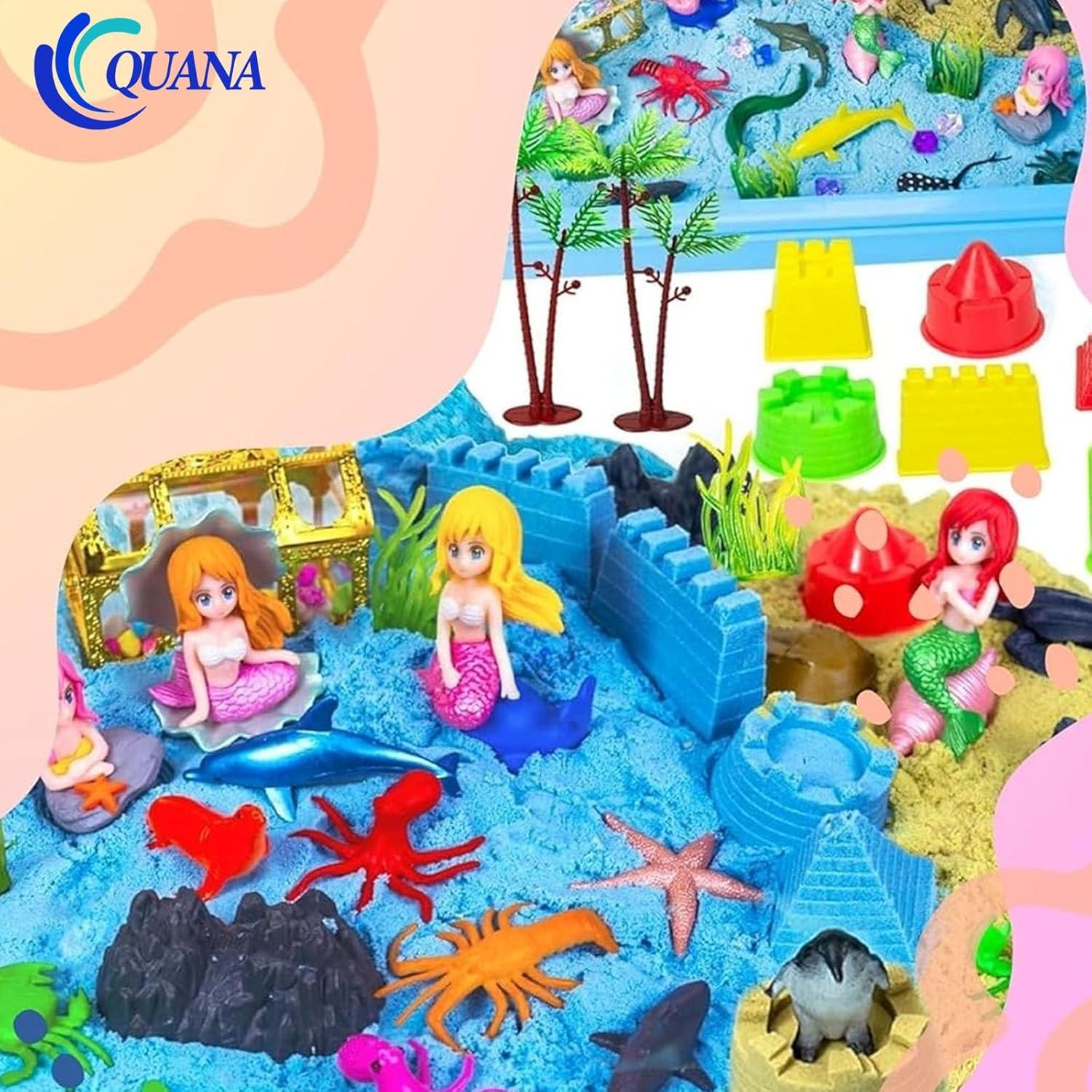 Kit de Arena Sensorial QUANA Unicornios y Sirenas 1.61kg