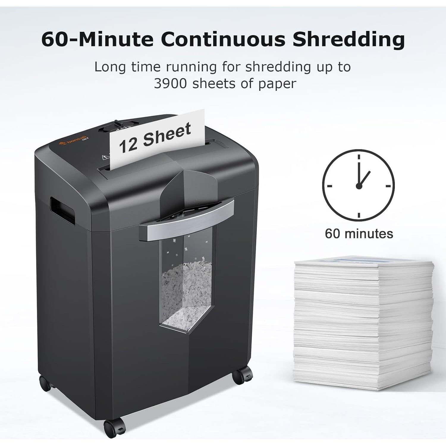 Bonsaii Trituradora de Micro Corte 12 Hojas P-4 60 Minutos