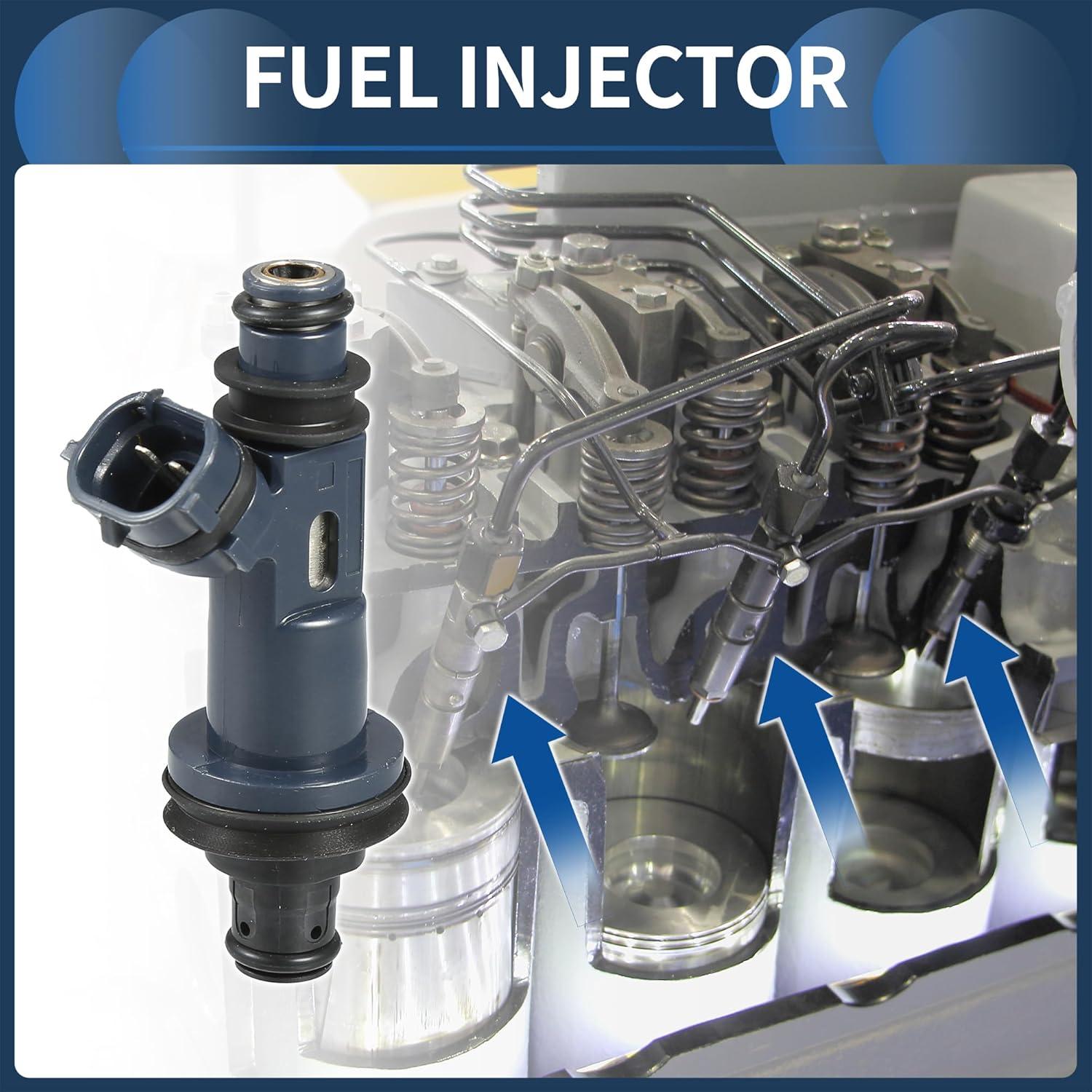 Inyector de combustible INFINAUTO 23209-0A010 para Toyota 3.0L