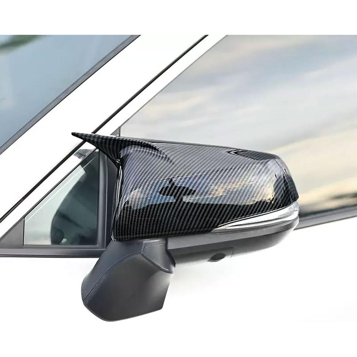 Cubierta de Espejo Lateral Terdaray para Toyota RAV4 2019-2024 ABS 2PCS